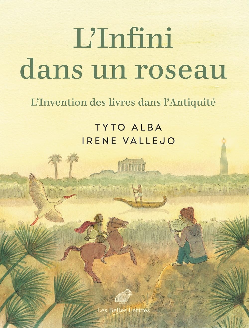 jaquette album L'infini dans un roseau: L’invention des livres dans l’Antiquité