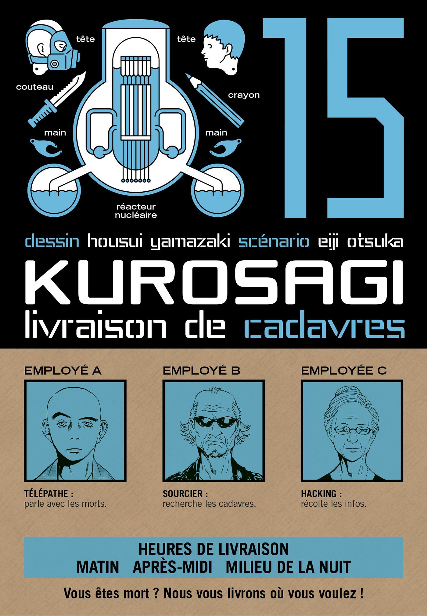jaquette album Kurosagi T15: Livraison de cadavres