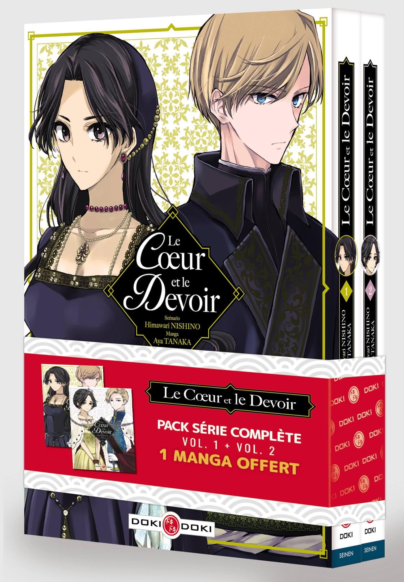 jaquette album Le Coeur et le Devoir - pack vol.01 et vol.02 - édition limitée
