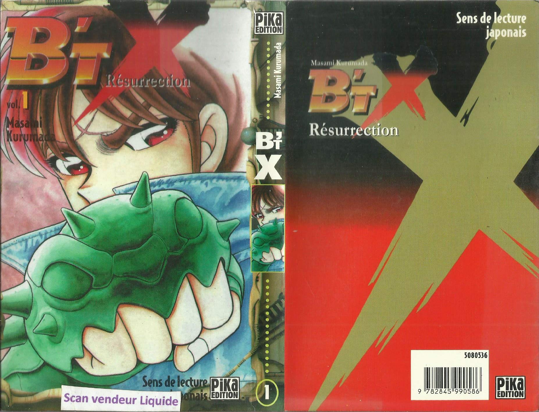 jaquette album B'TX, tome 1 : Résurrection