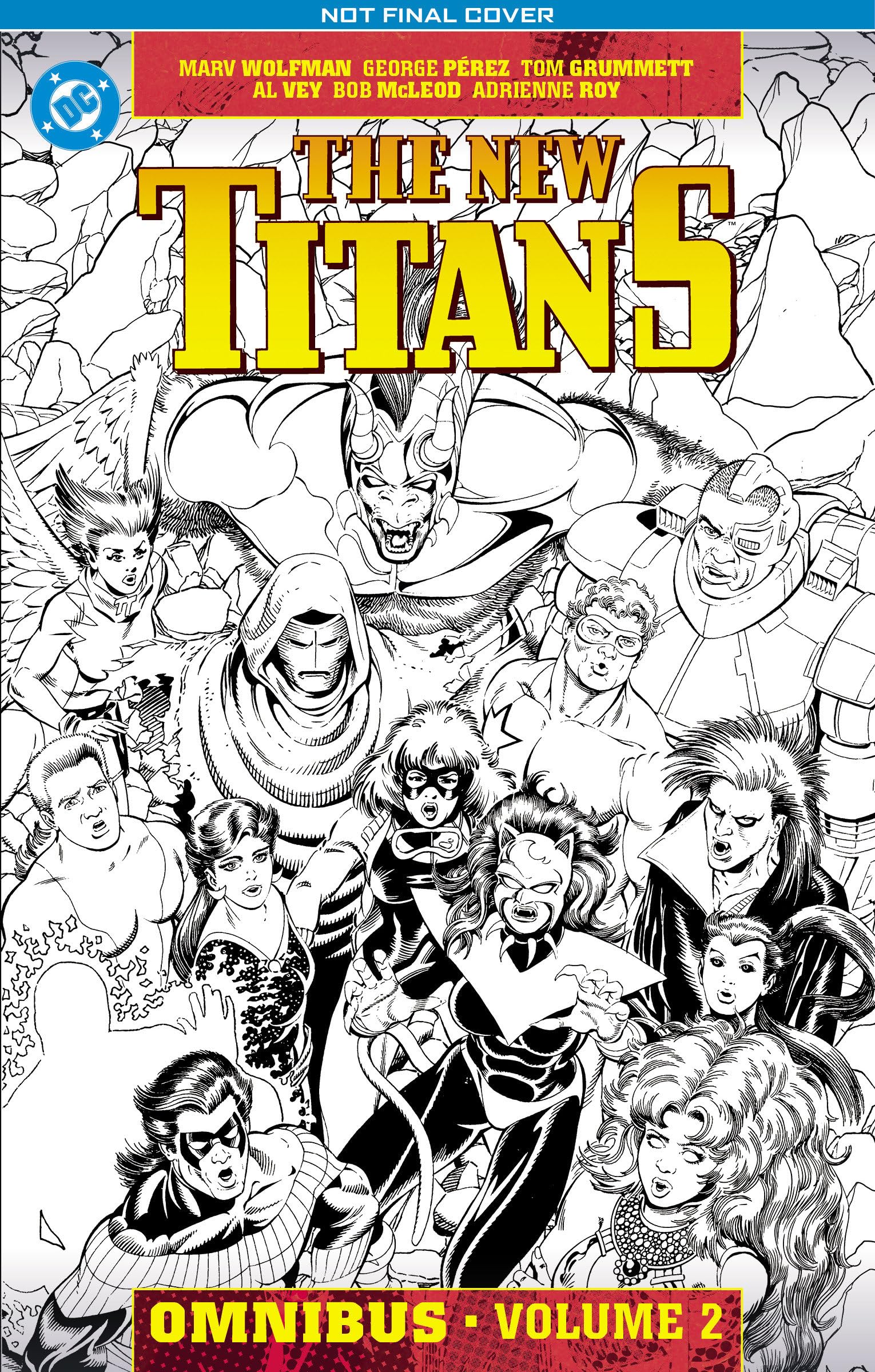 jaquette album The New Titans Omnibus Vol. 2