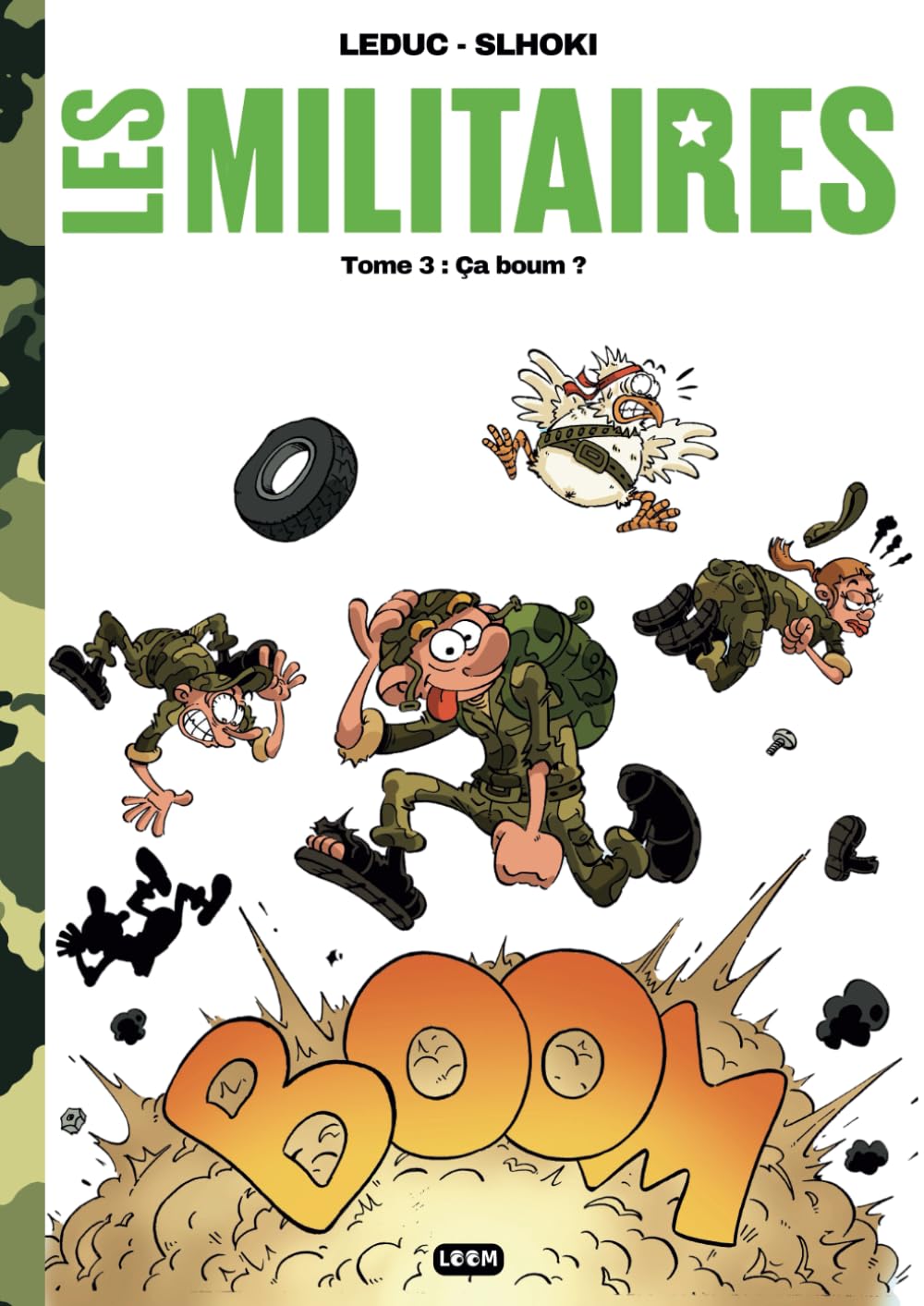 jaquette album Les militaires - tome 3 : ça boum ?