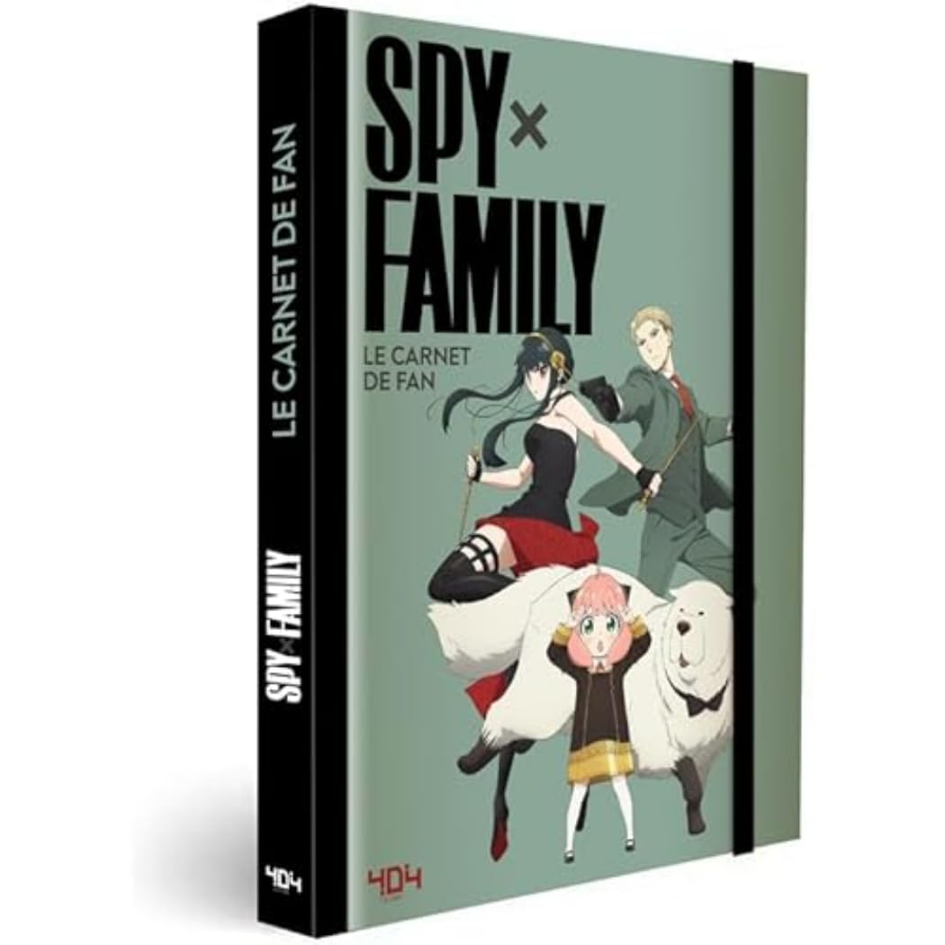 jaquette album Carnet de fan Spy x Family - Un carnet officiel à remplir - À partir de 8 ans