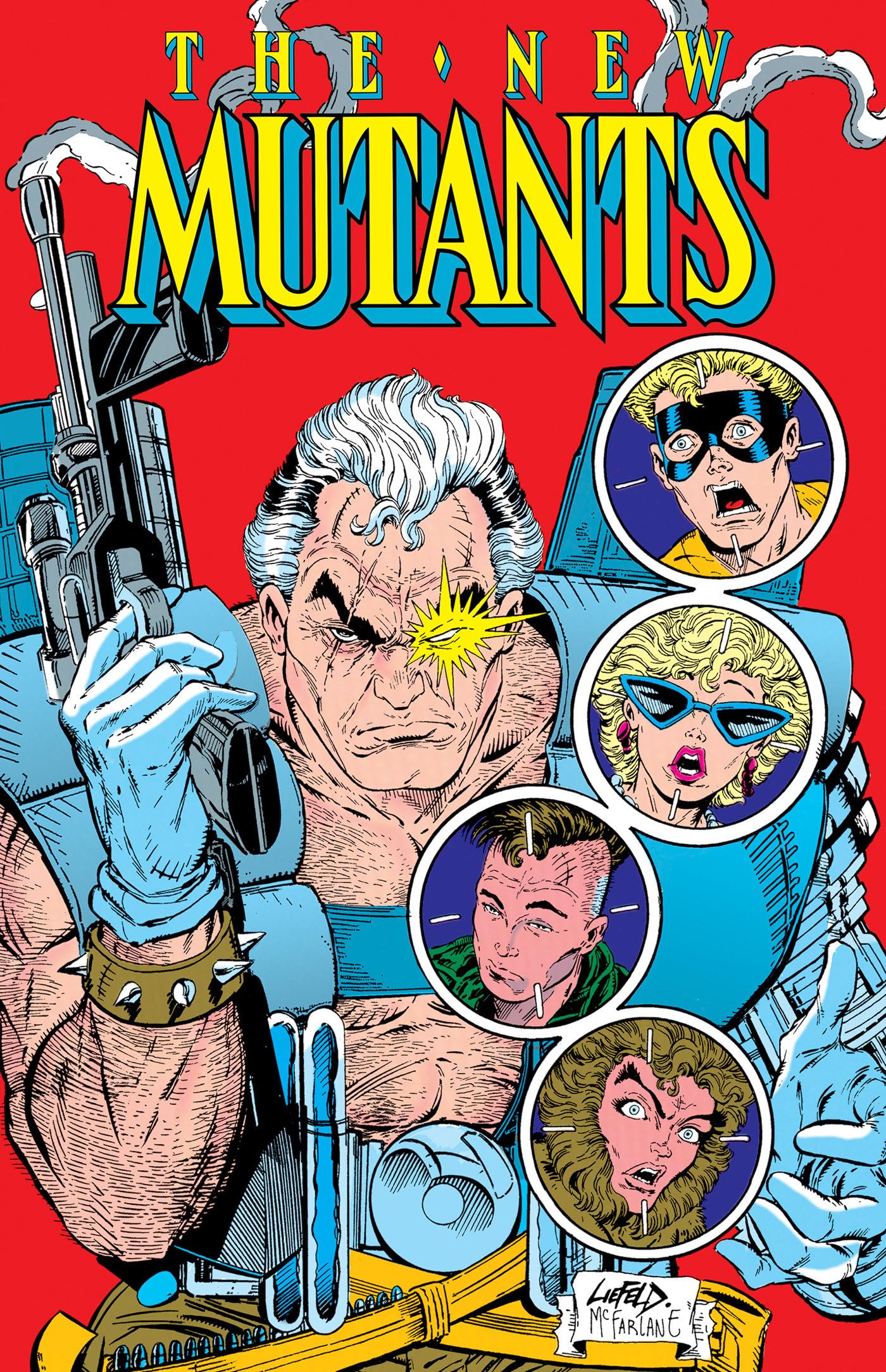 jaquette album New Mutants Omnibus Vol. 4 Rob Liefeld Cable Cover