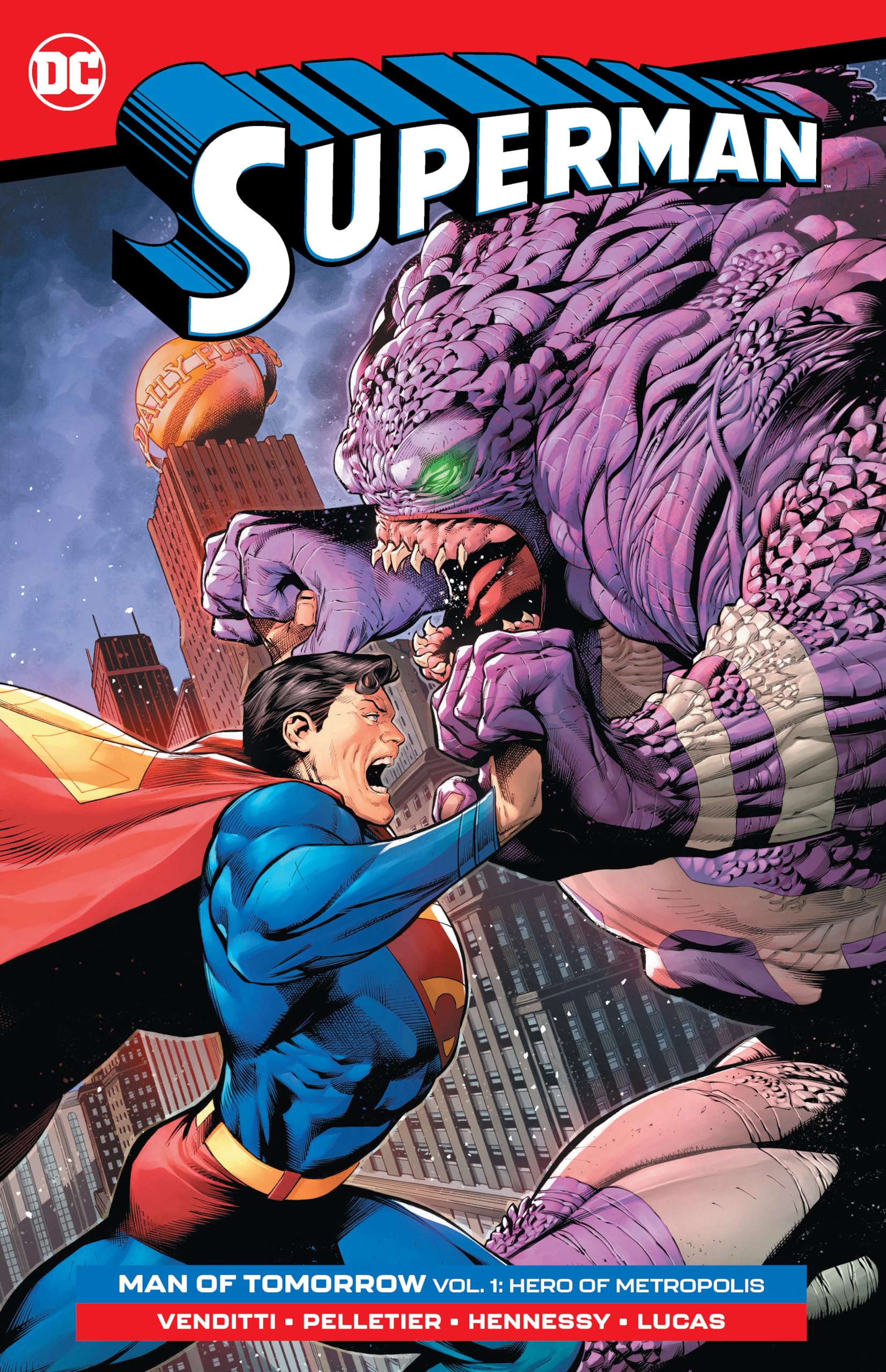 jaquette album Superman: Man of Tomorrow Vol. 1: Hero of Metropolis