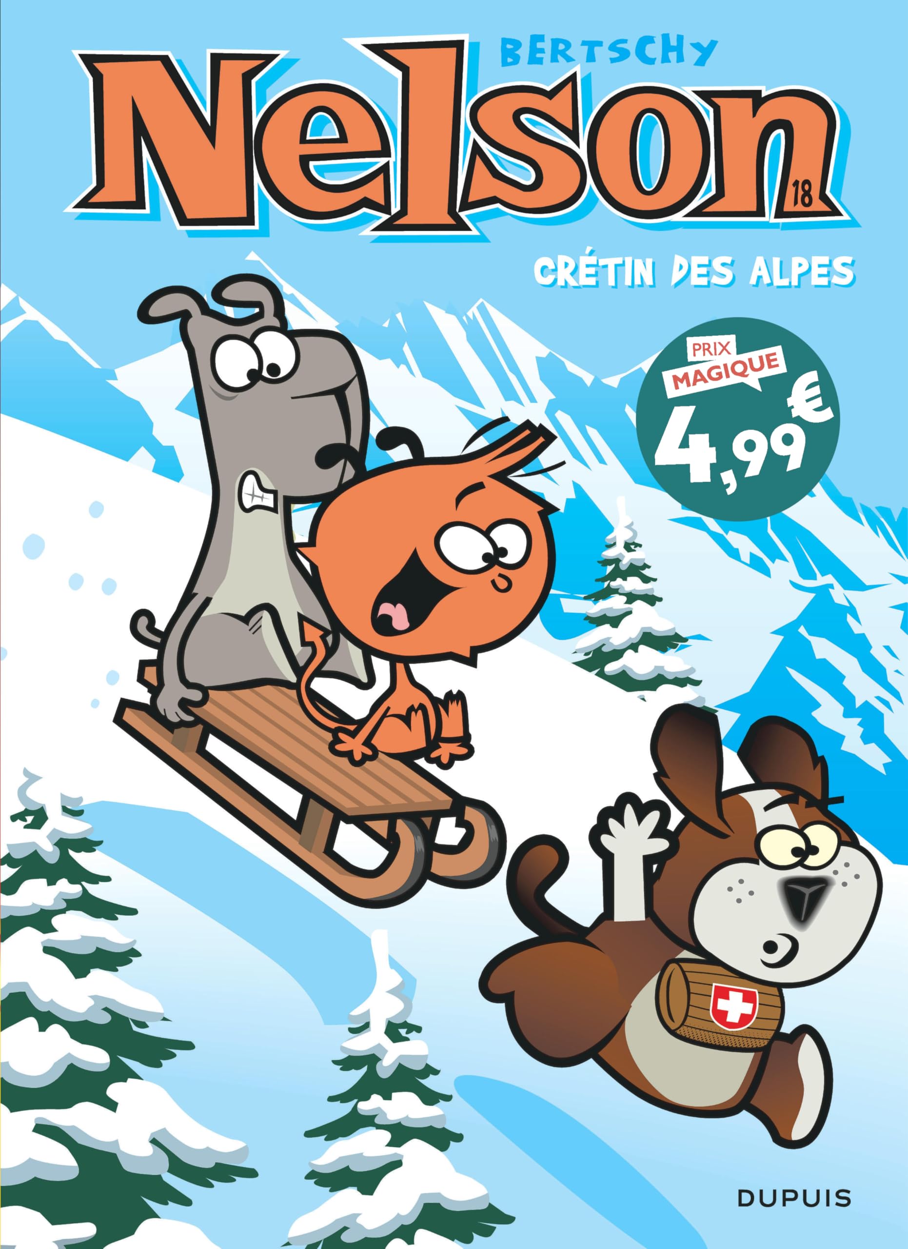 jaquette album Nelson - Tome 18 - Crétin des Alpes