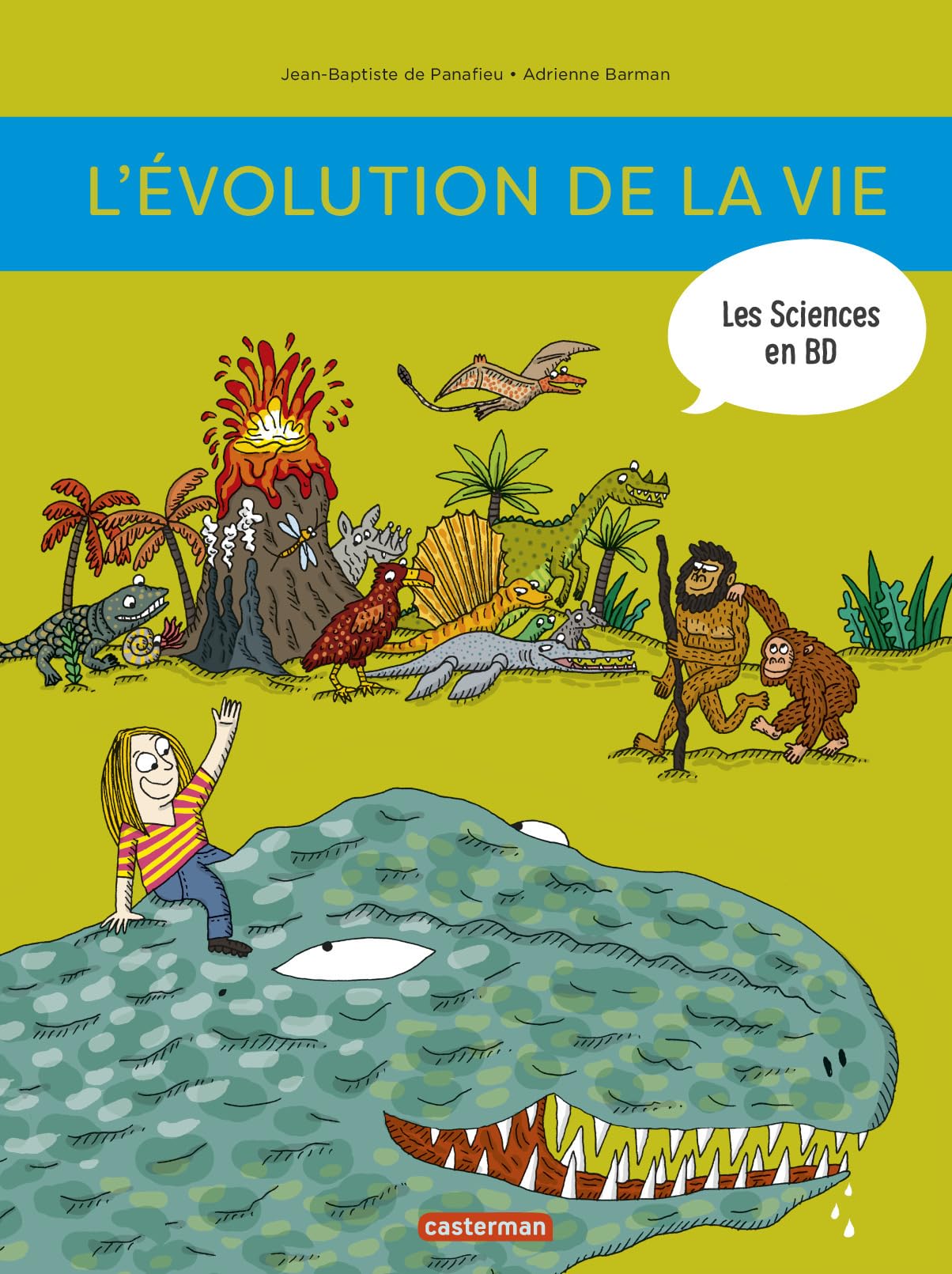 jaquette album Les sciences en BD - L'évolution de la vie