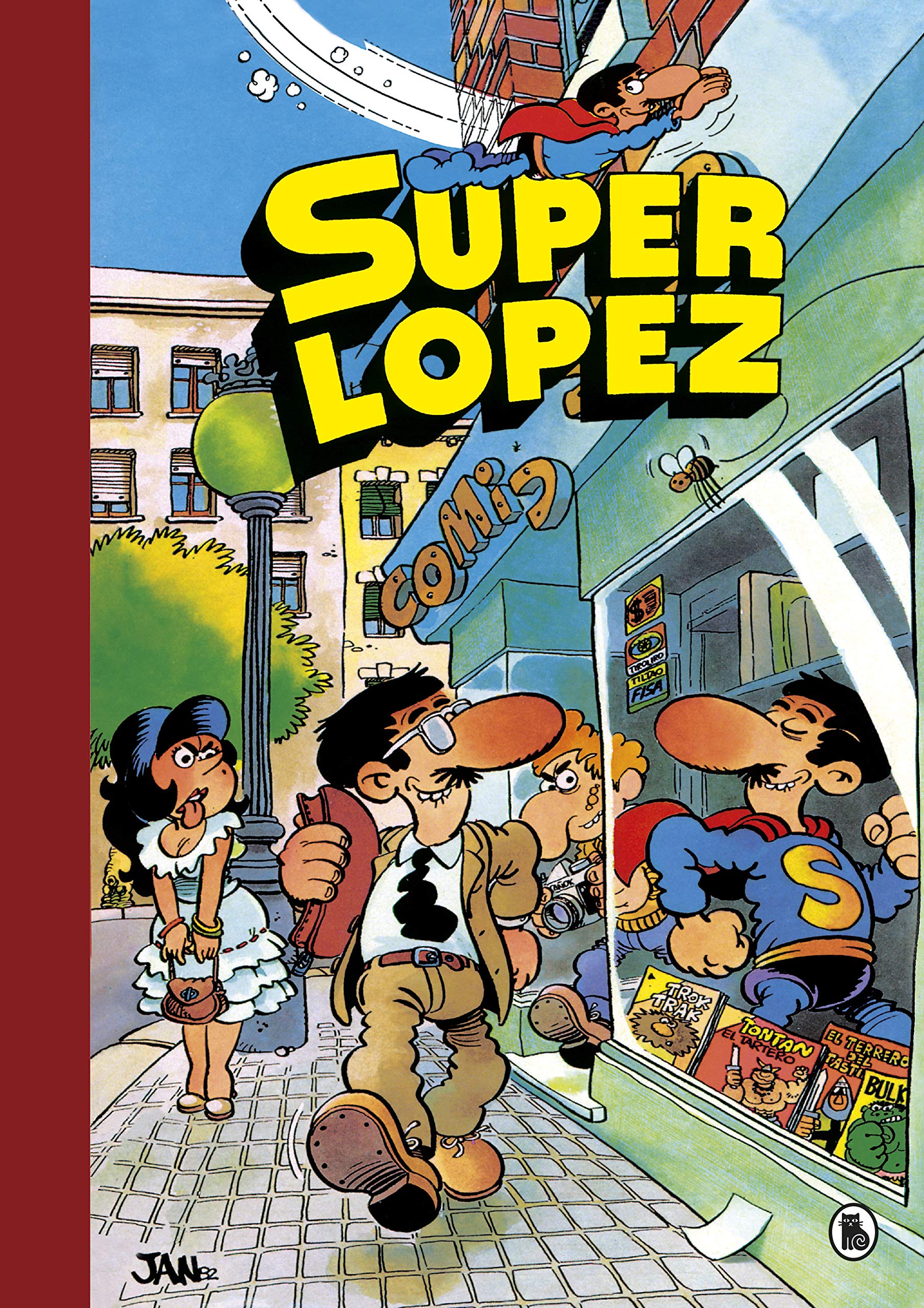 jaquette album Súper Humor Superlópez 1 - Aventuras de Superlópez | El Supergrupo | ¡Todos contra uno, uno contra todos! | Los alienígenas | y otras aventuras