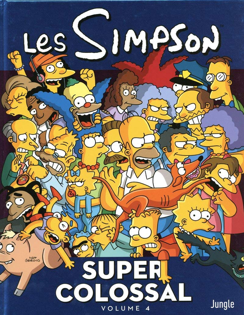jaquette album Les Simpson - Super colossal - Tome 4 (4)
