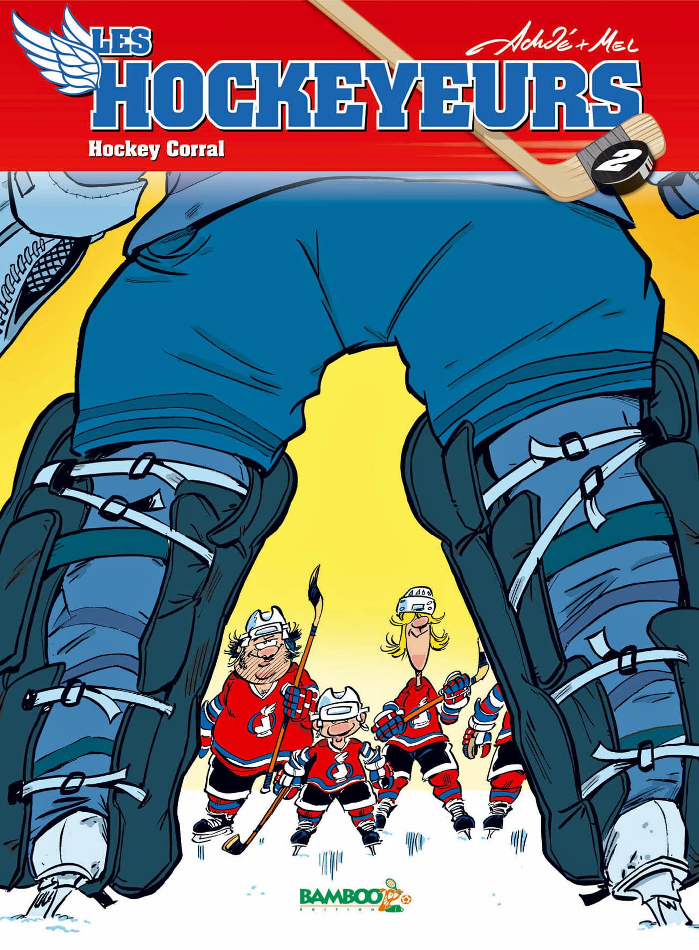jaquette album Les Hockeyeurs - tome 2 - Hockey Corral