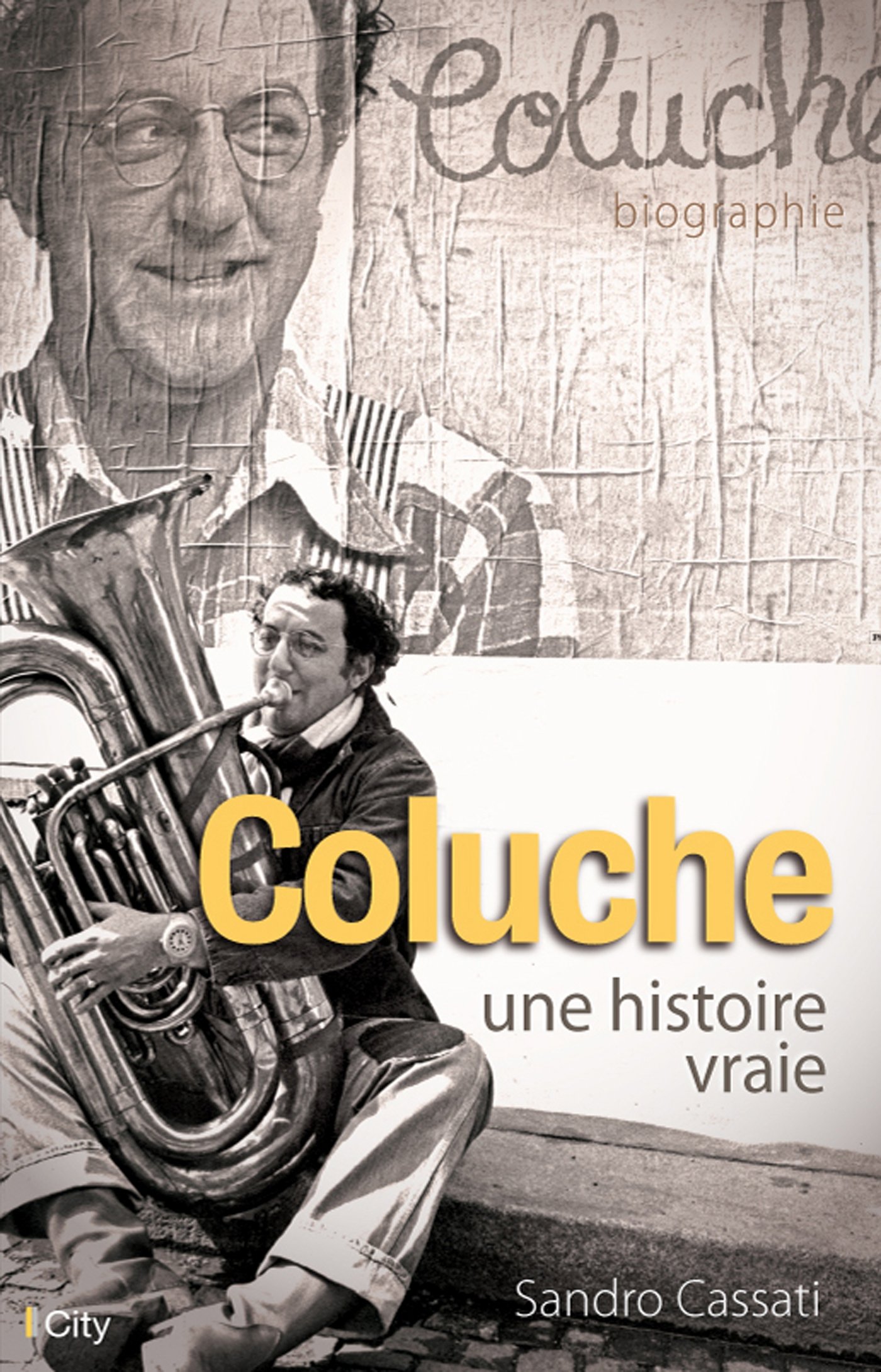 jaquette album Coluche, une histoire vraie