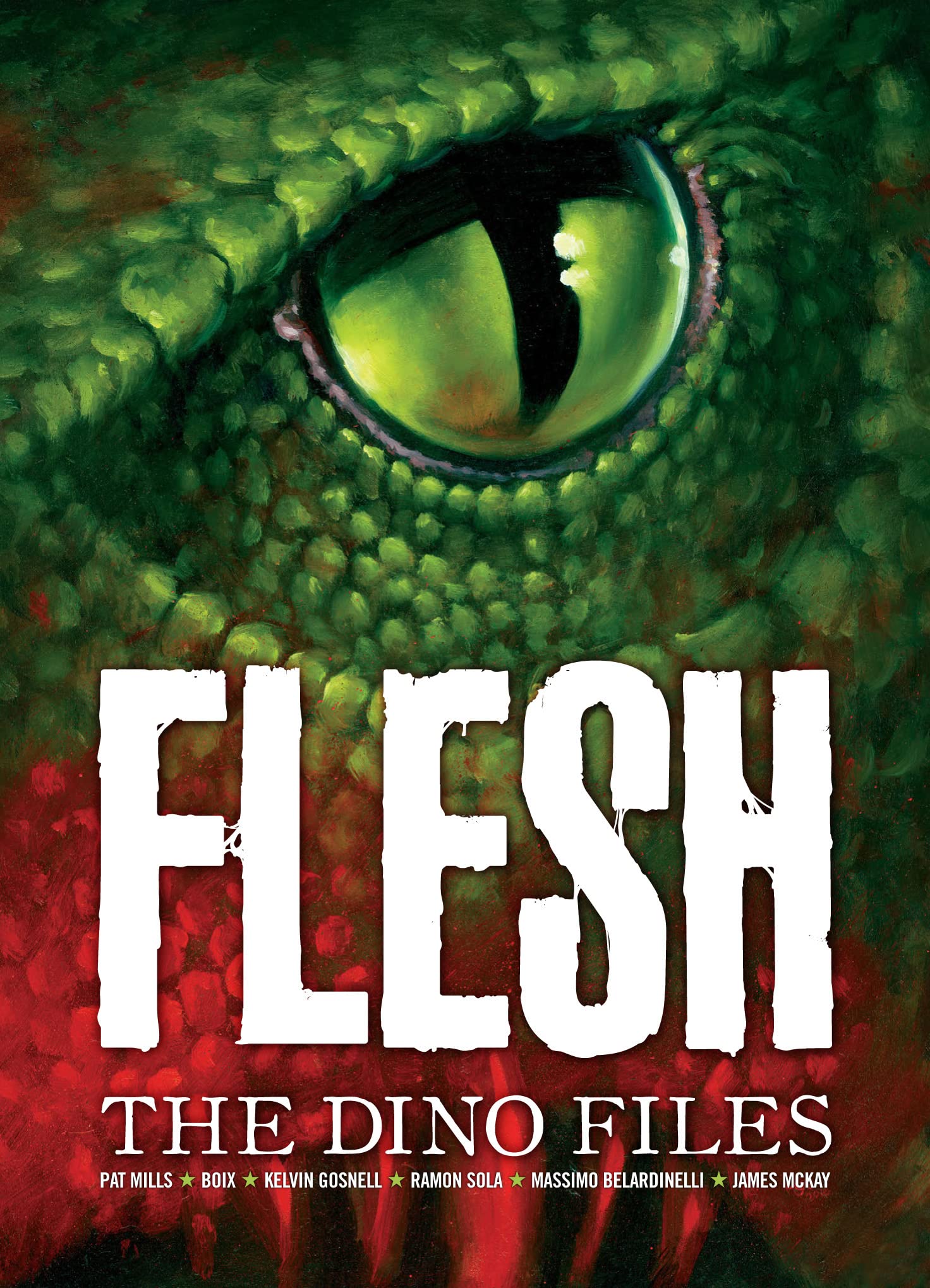 jaquette album Flesh: The Dino Files