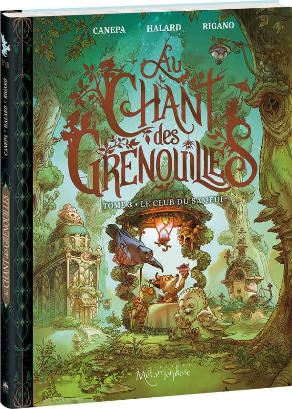 jaquette album Au chant des grenouilles - Tome 3: Le Club du samedi