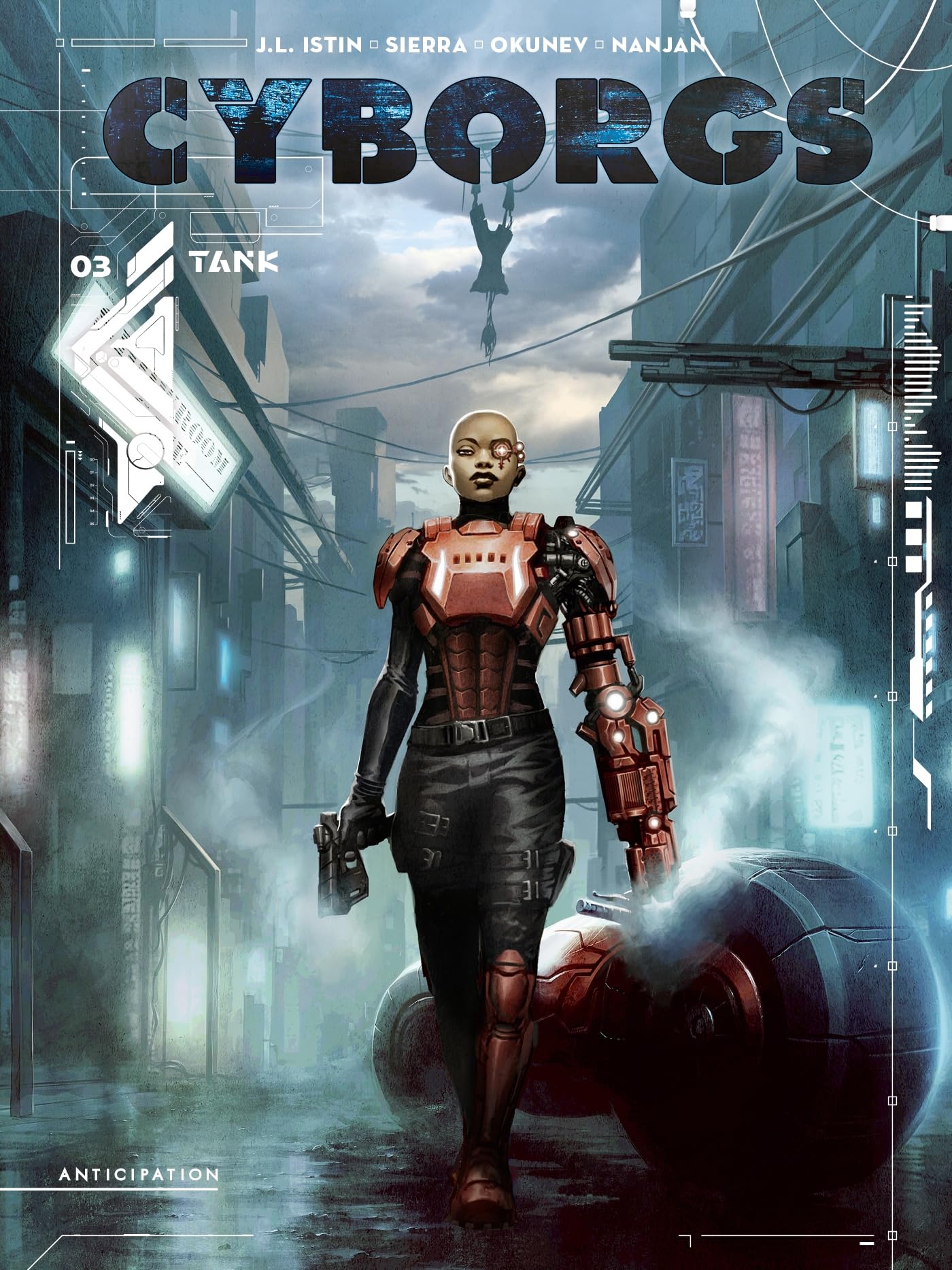 jaquette album Cyborgs T03: Tank