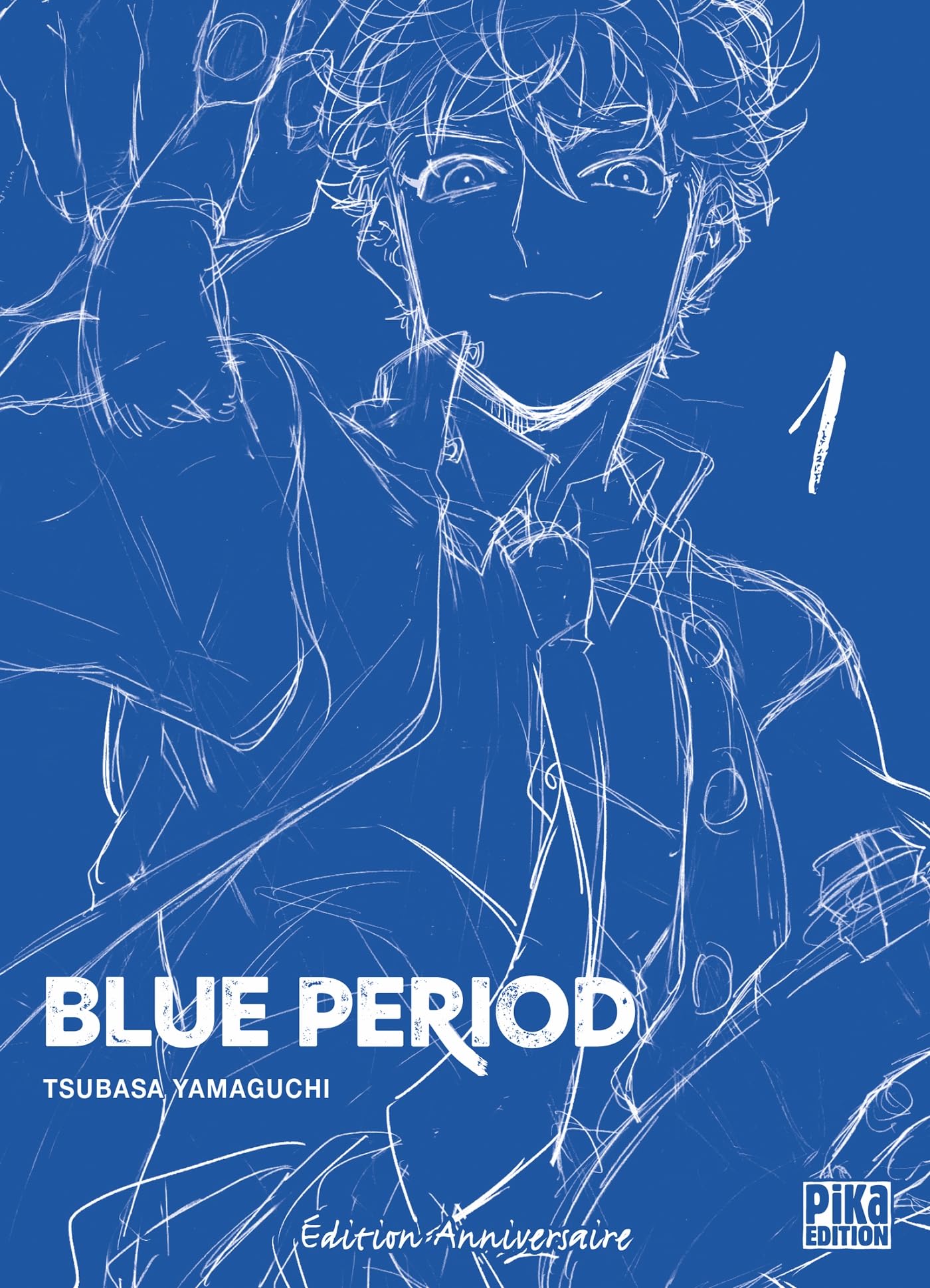 jaquette album Blue Period T01 - Édition anniversaire