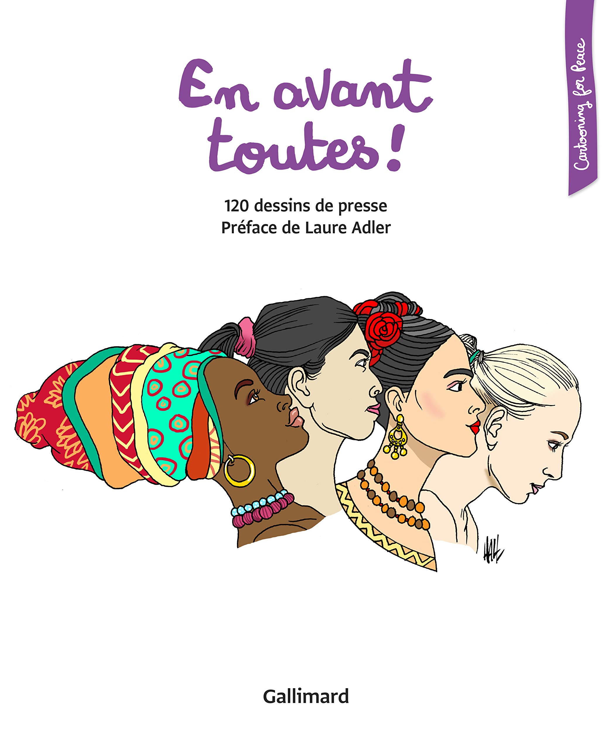jaquette album En avant toutes !: 120 dessins de presse