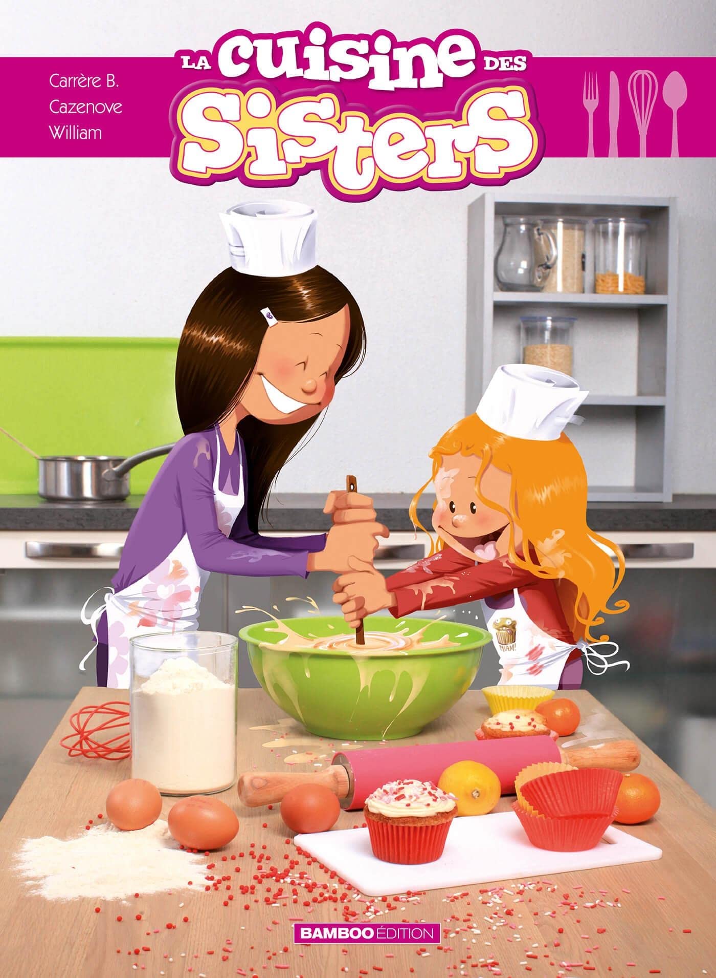 jaquette album Les Sisters : La cuisine des Sisters - tome 01