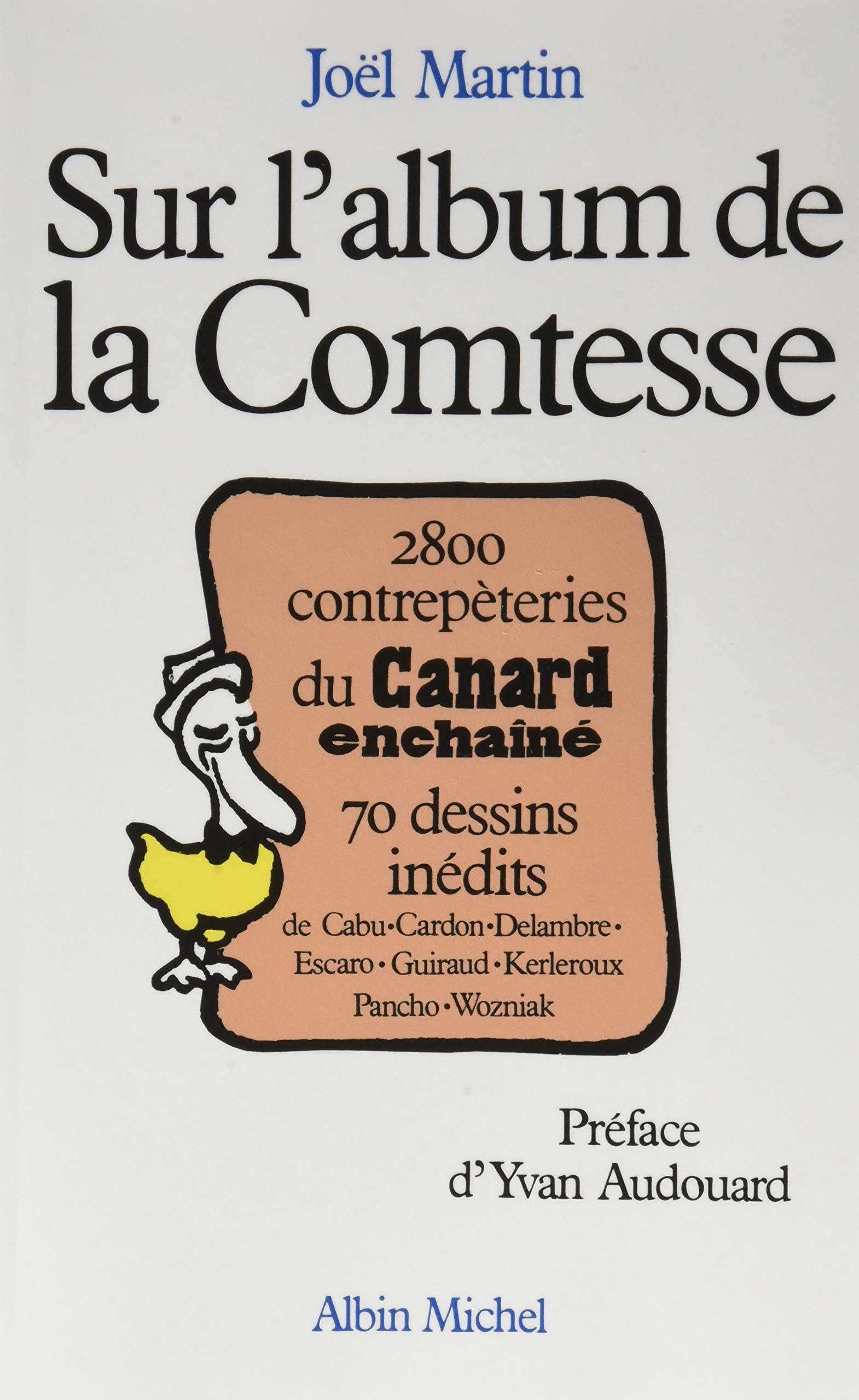jaquette album Sur l'album de la Comtesse: 2 800 contrepèteries du « Canard enchaîné »