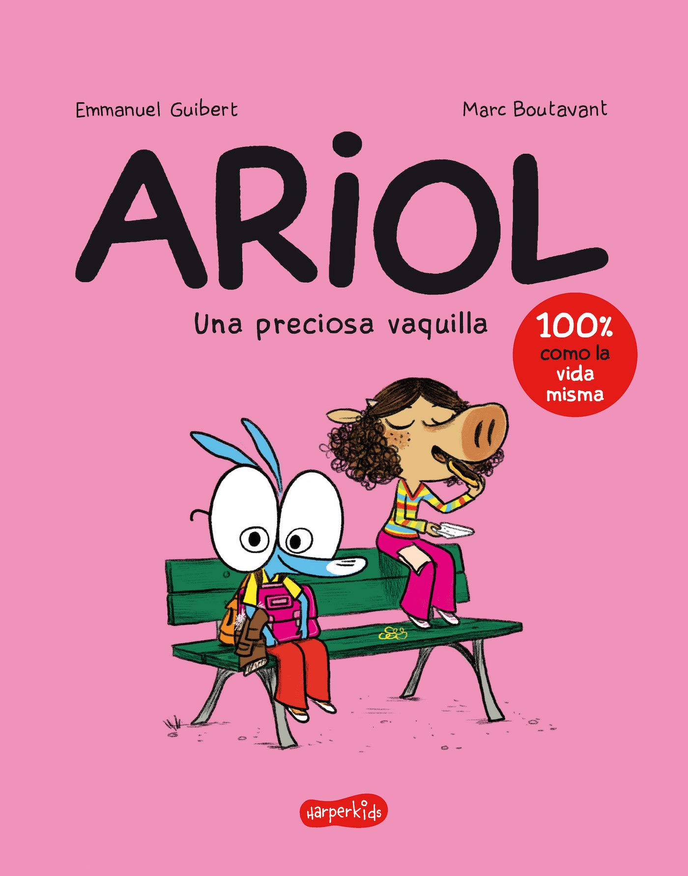 jaquette album Ariol. Una preciosa vaquilla (A Beautiful Cow - Spanish edition)