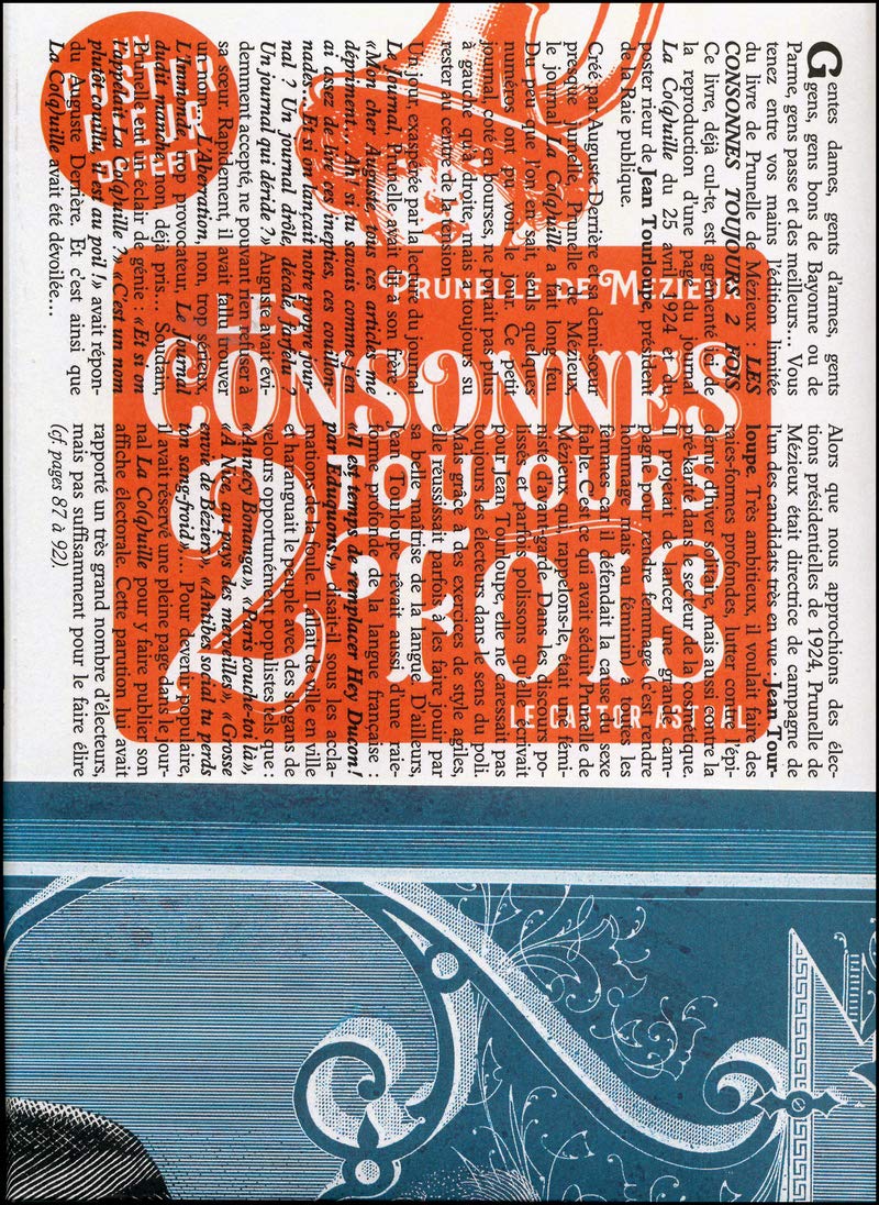 jaquette album Les consonnes toujours 2 fois