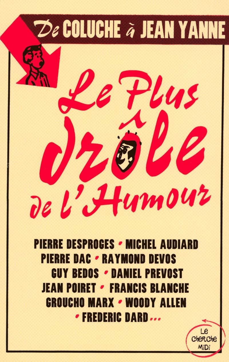 jaquette album Le plus drôle de l'humour de coluche à Jean Yanne