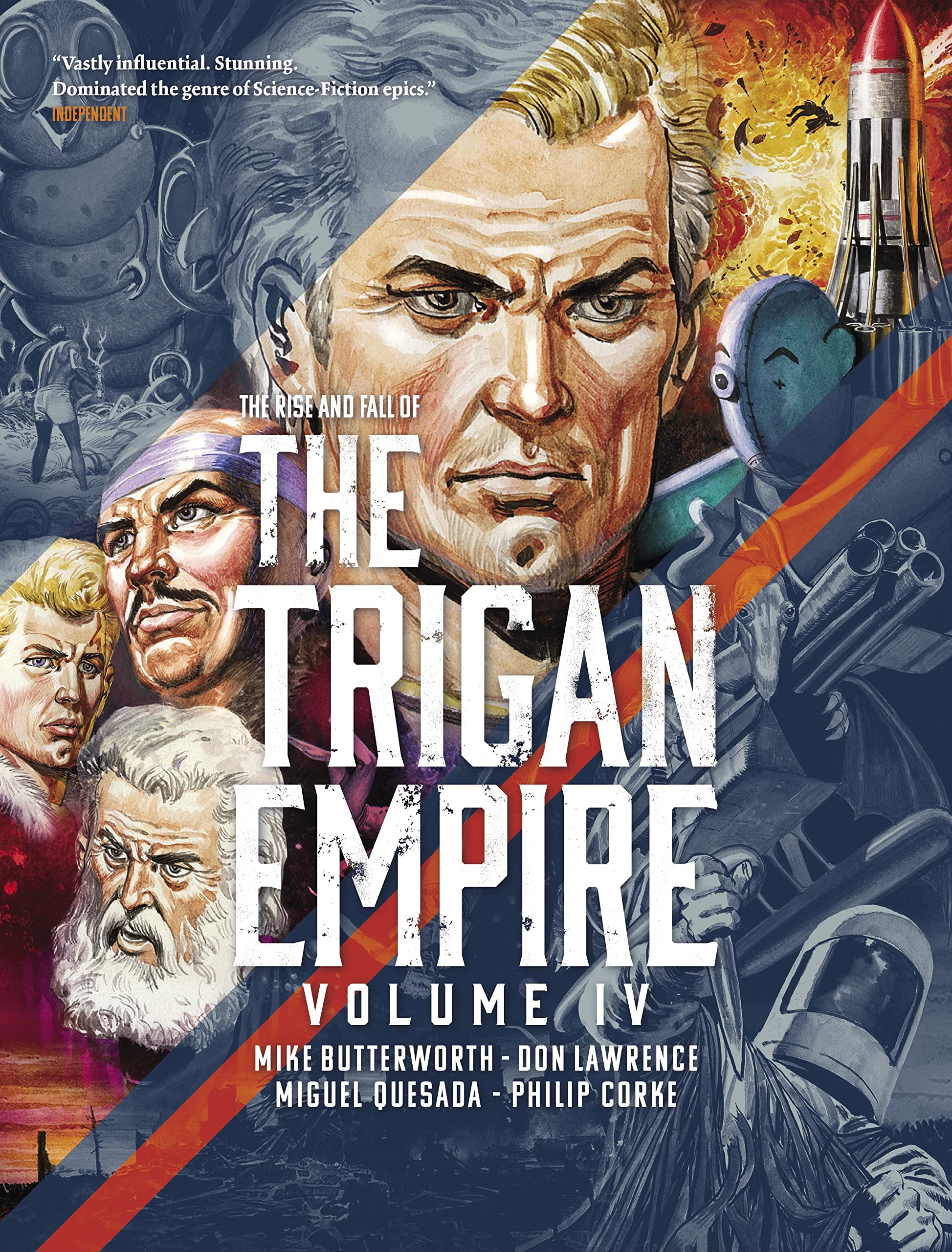 jaquette album The Rise and Fall of the Trigan Empire, Volume IV (Volume 4)