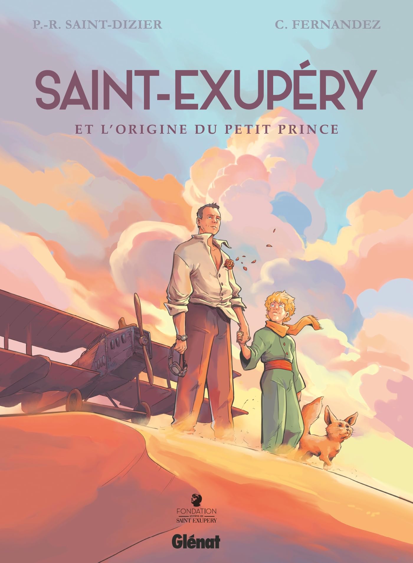 jaquette album Saint-Exupery et l'origine du Petit Prince - Intégrale