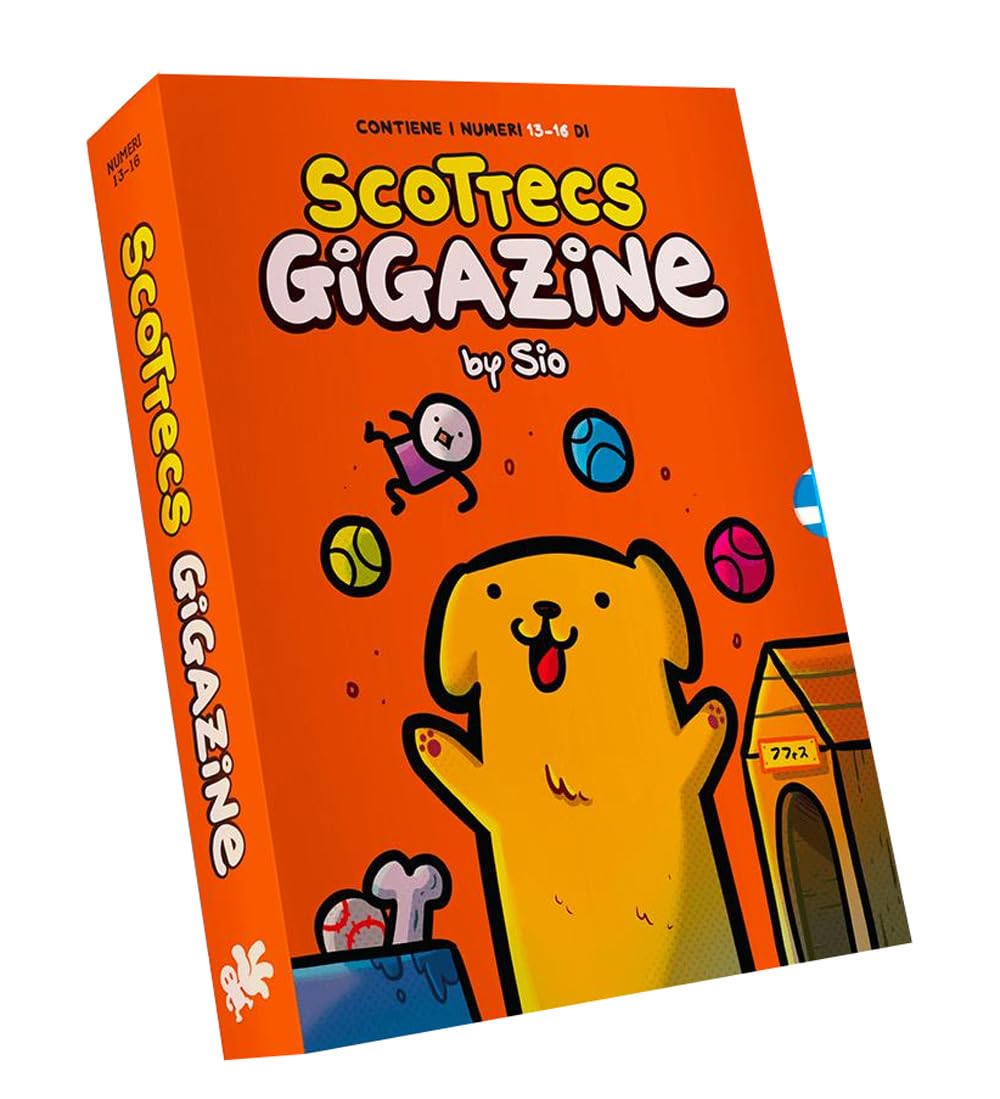 jaquette album Scottecs Gigazine. Cofanetto 4 (Vol. 13-16)