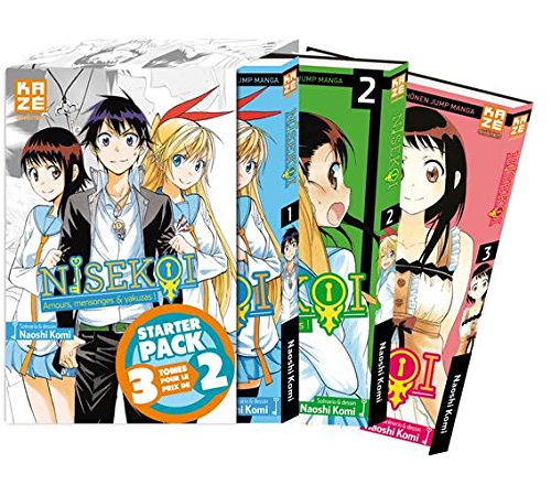 jaquette album Nisekoi - Starter Pack T01 à T03 (NED)