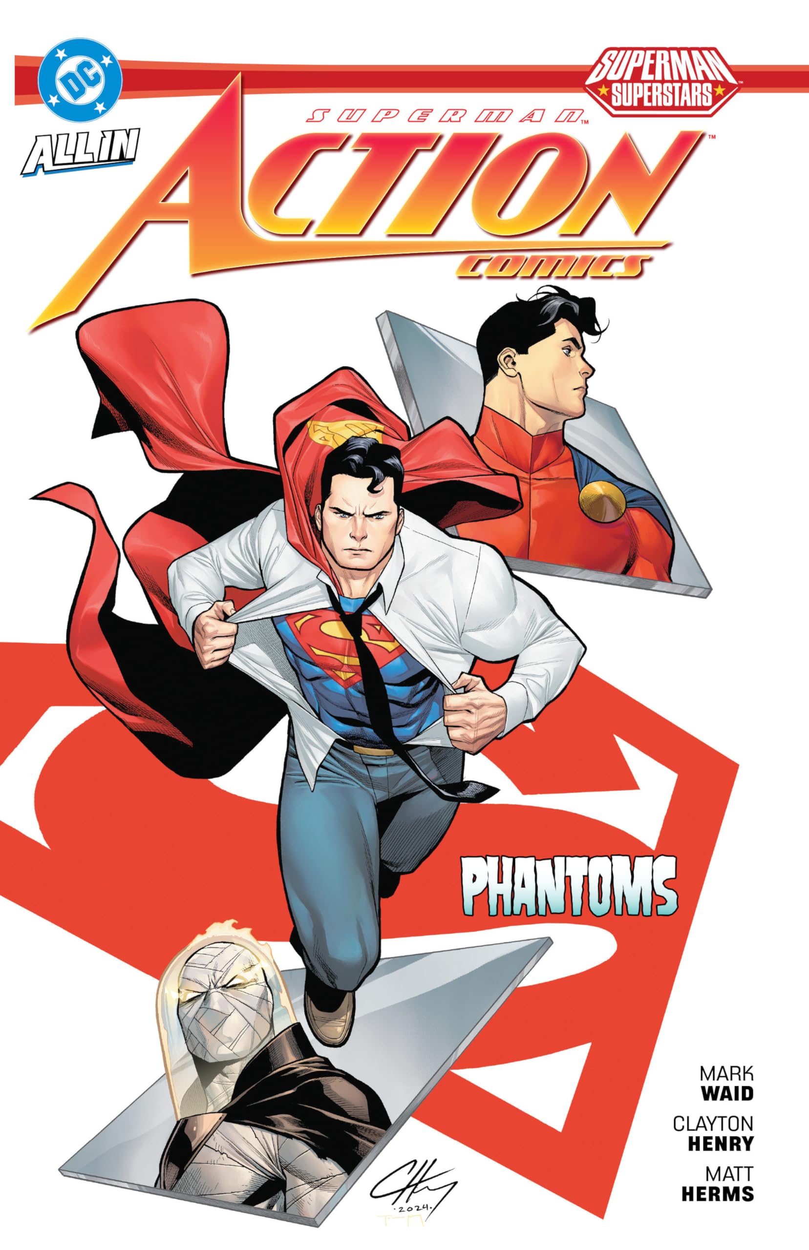 jaquette album Superman: Action Comics: Phantoms