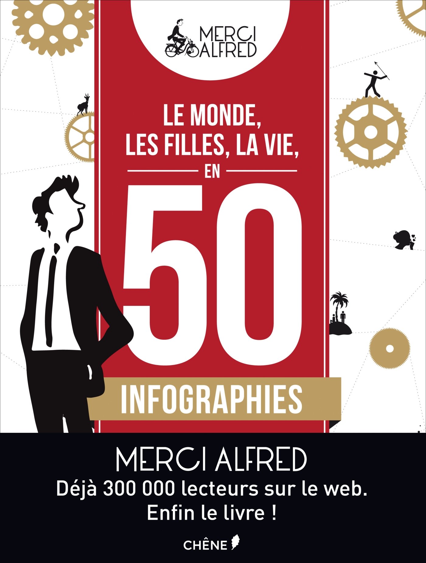 jaquette album Le monde, les filles, la vie, en 50 infographies