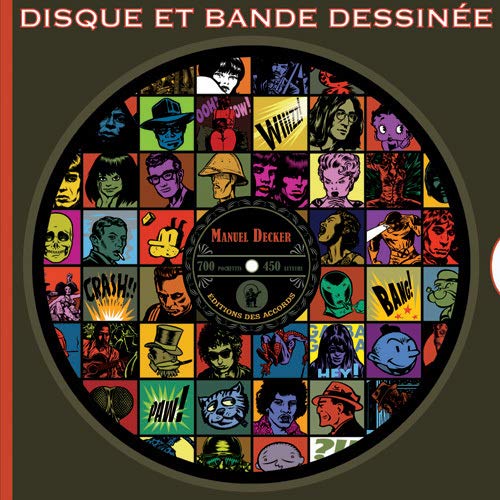 jaquette album Disques et bande dessinée: Edition bilingue français-anglais