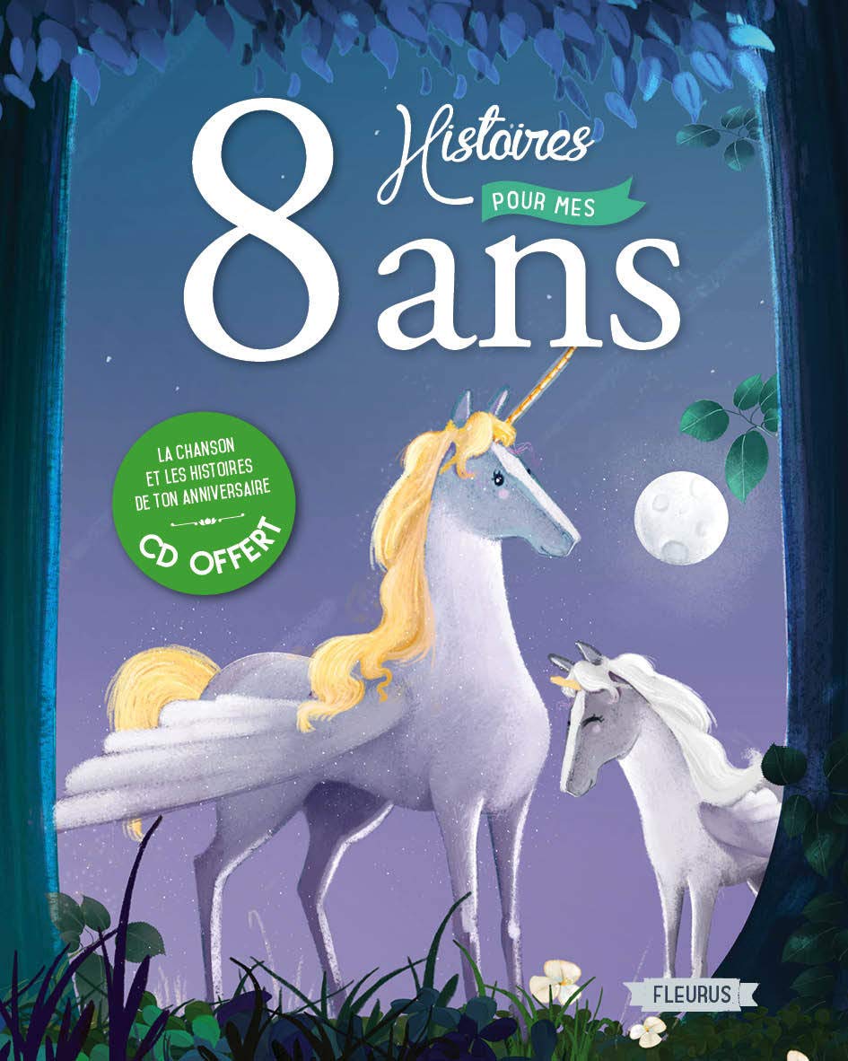 jaquette album 8 histoires pour mes 8 ans (+ CD)