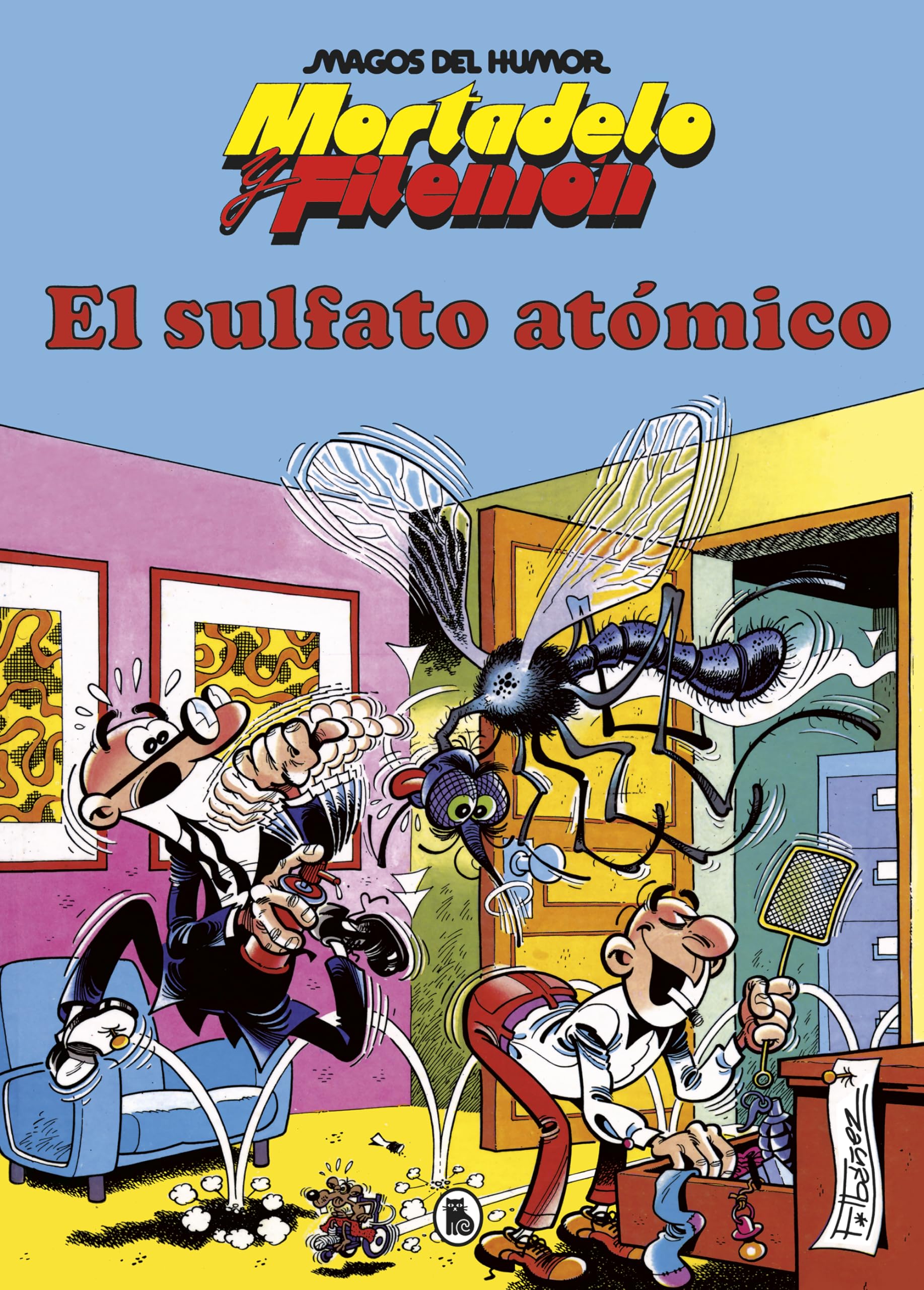 jaquette album Mortadelo y Filemón. El sulfato atómico (Magos del Humor 1)