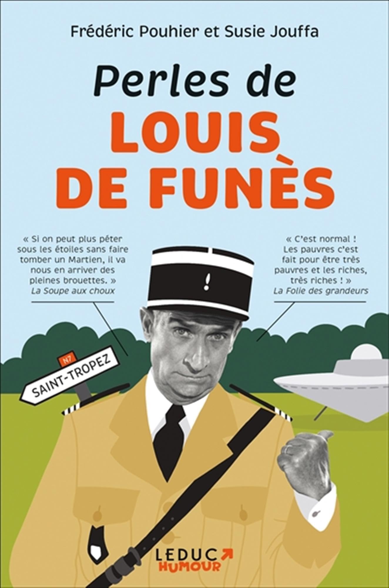 jaquette livre Perles de Louis de Funès