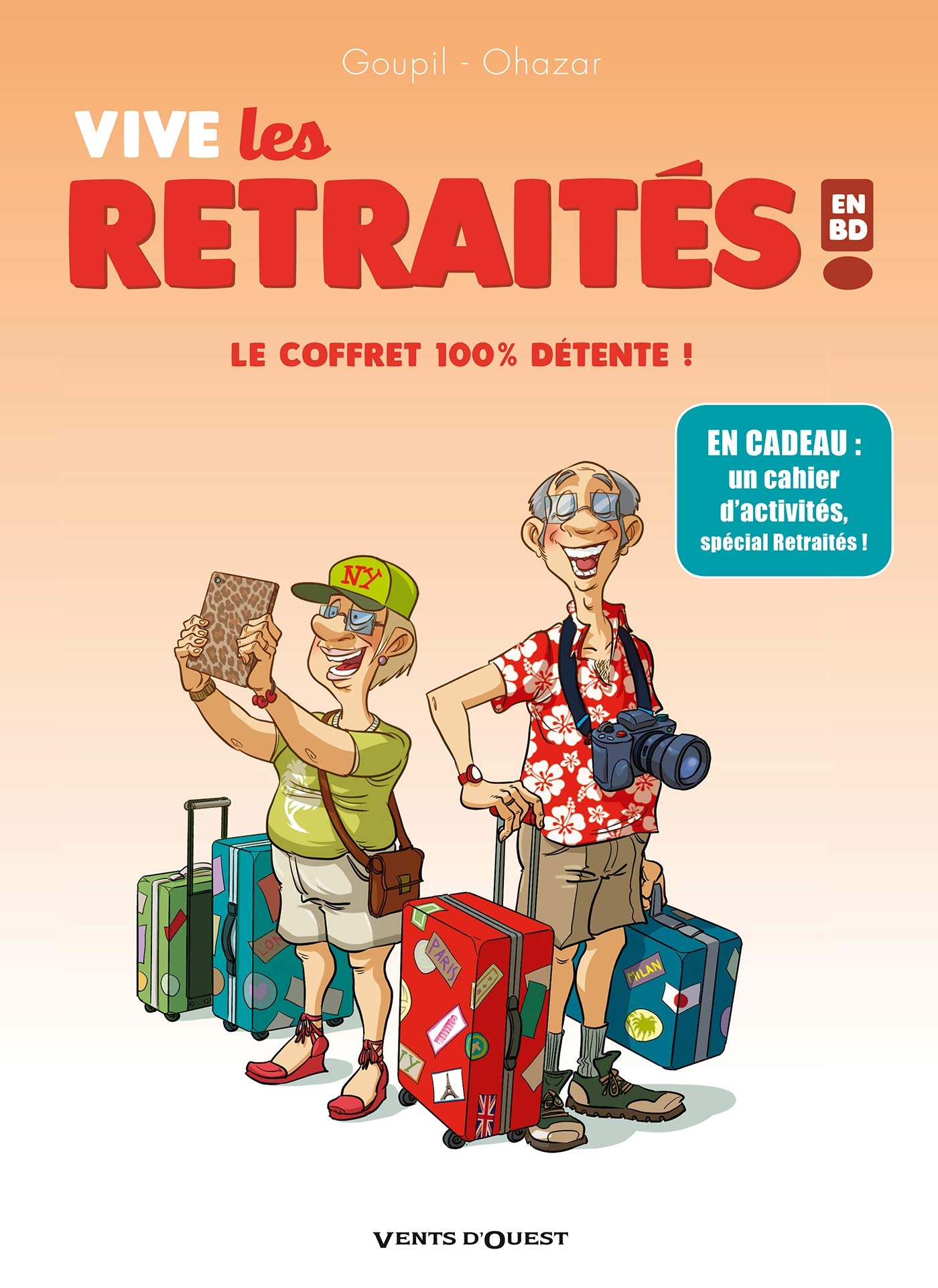 jaquette album Vive les Retraités en BD - Coffret T01 + T02 + cahier d'activités