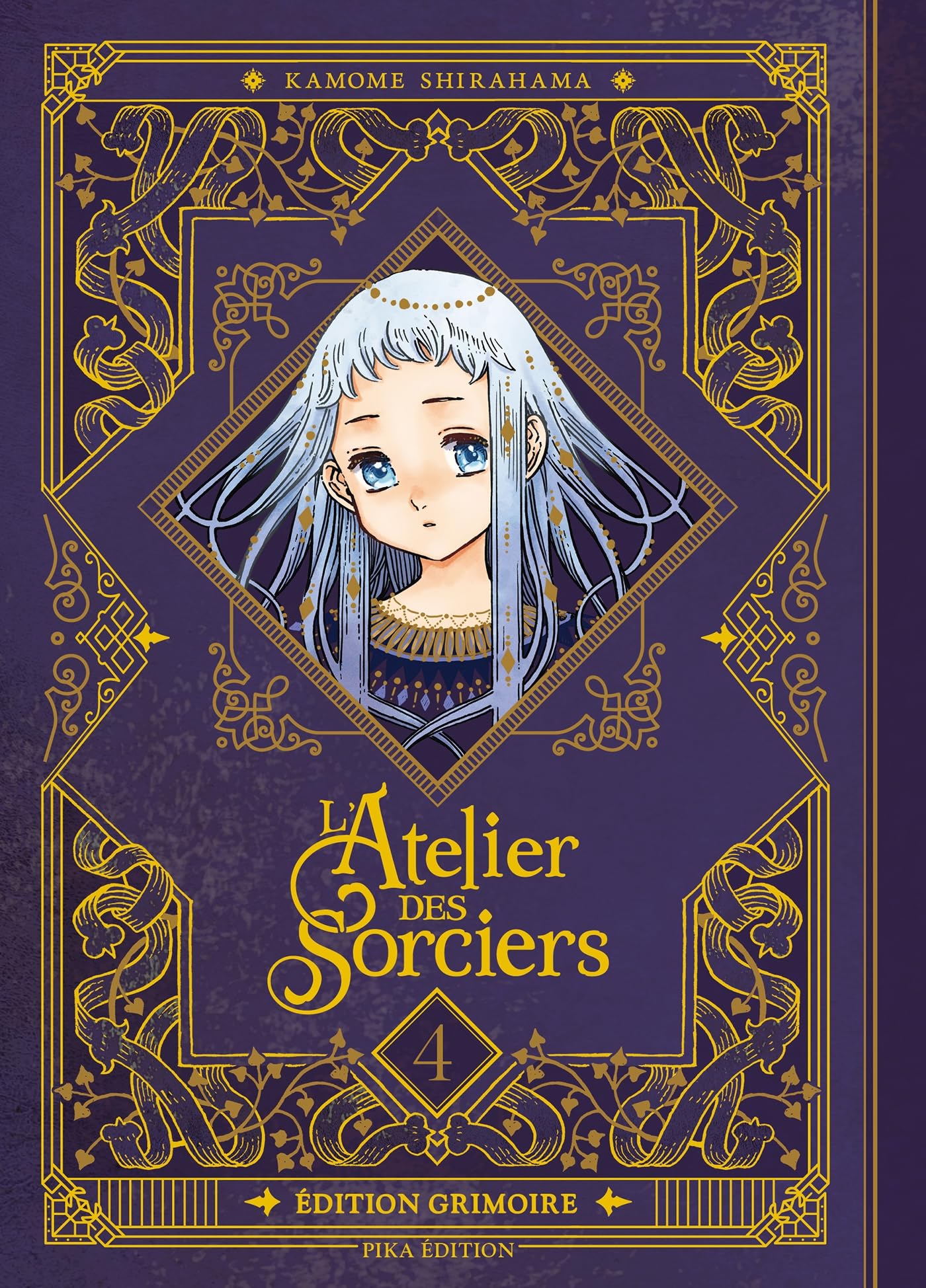 jaquette album L'Atelier des Sorciers T04 Edition Grimoire