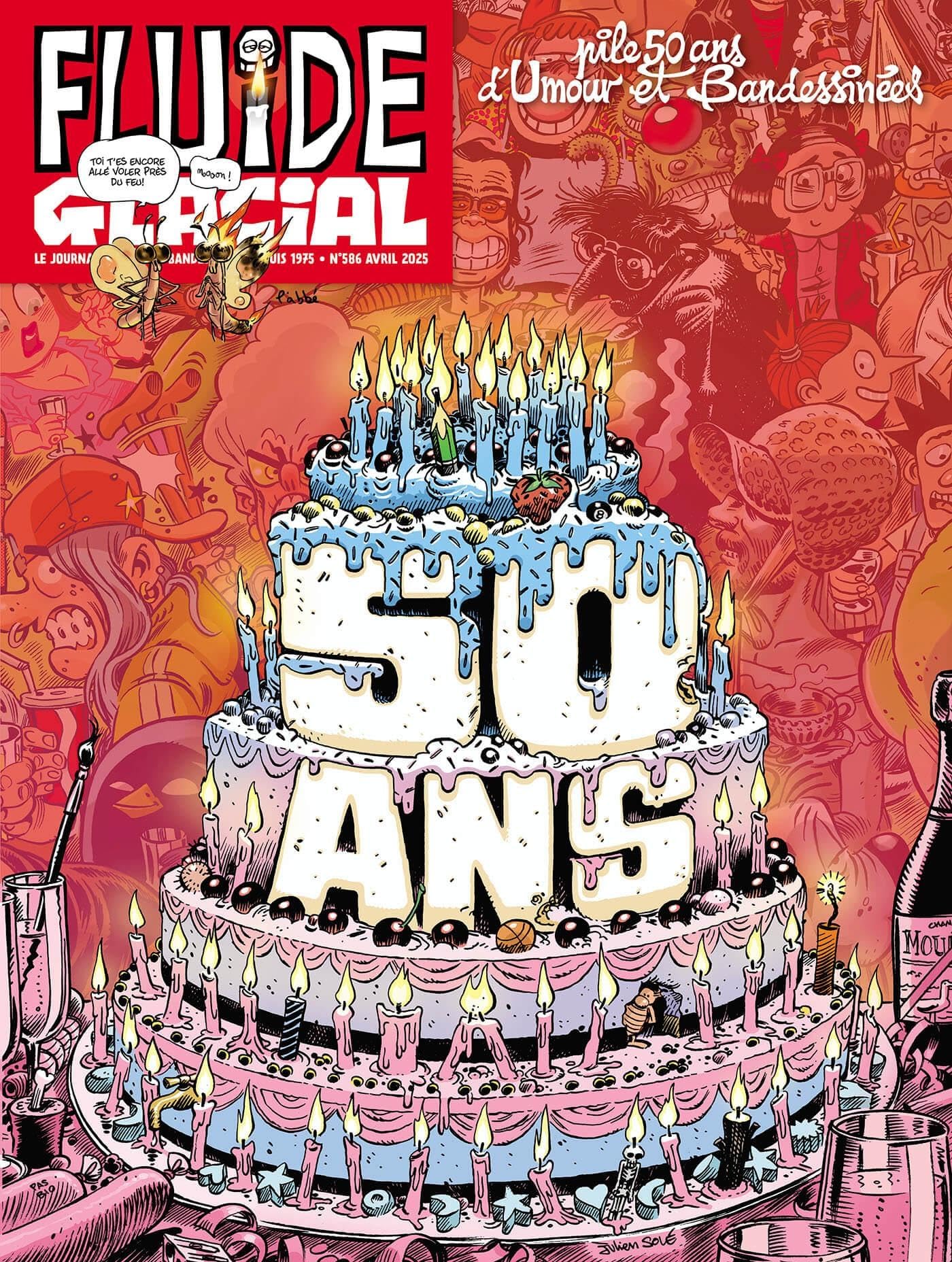 jaquette album Fluide Glacial - magazine anniversaire 50 ans