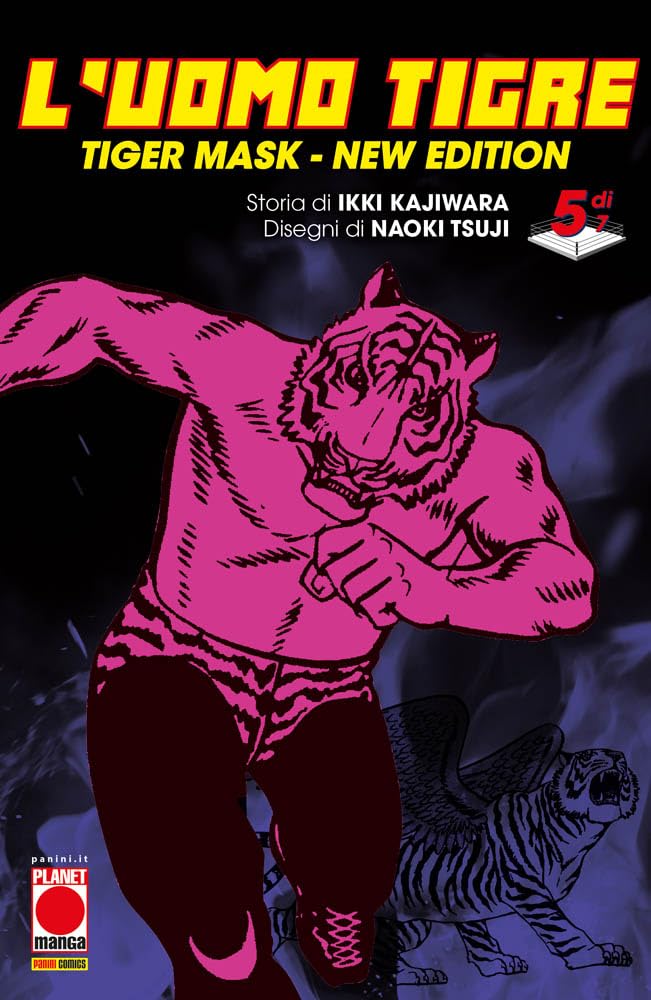 jaquette album L'Uomo Tigre. Tiger Mask. New edition (Vol. 5)