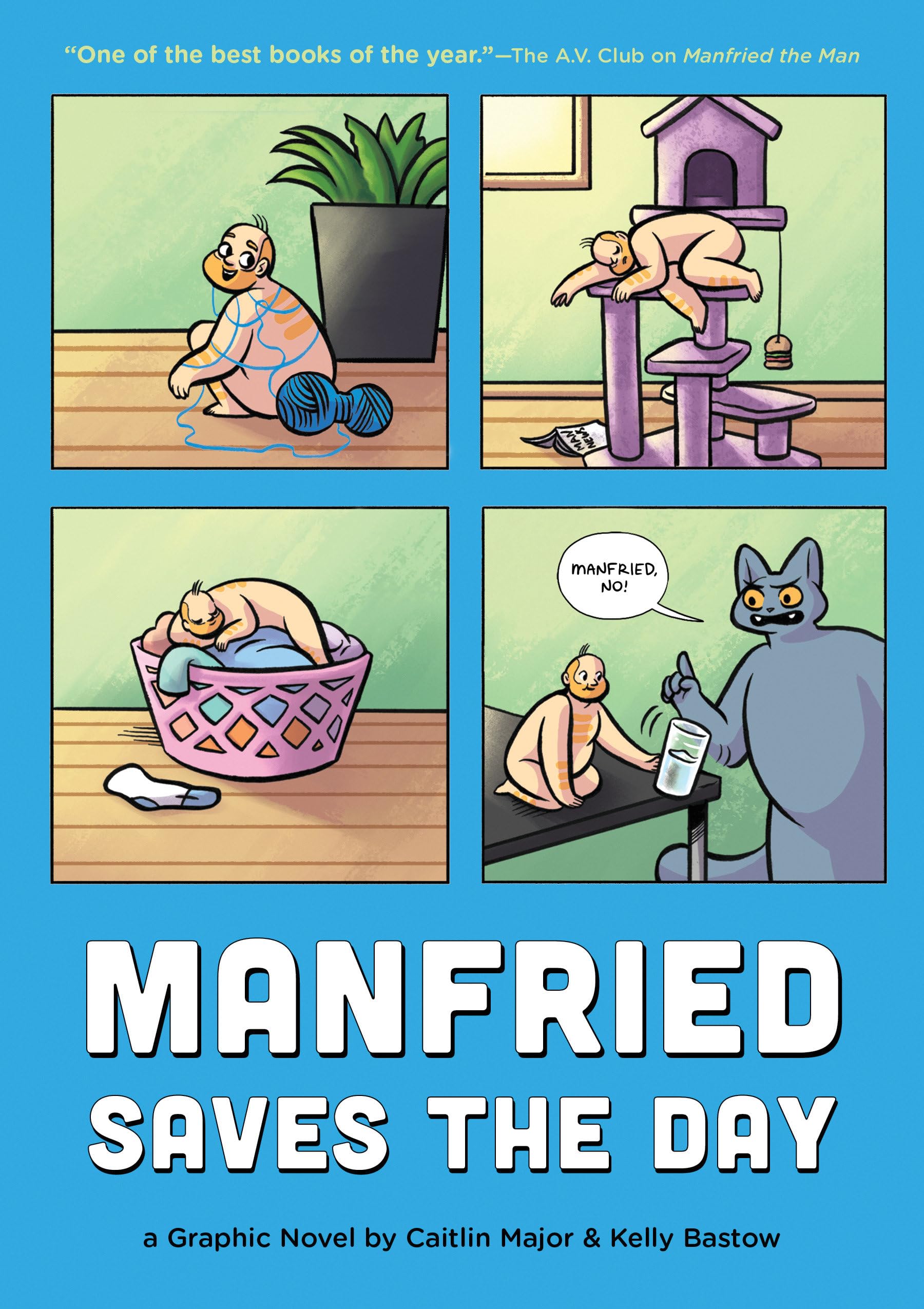jaquette album Manfried Saves the Day: A Graphic Novel