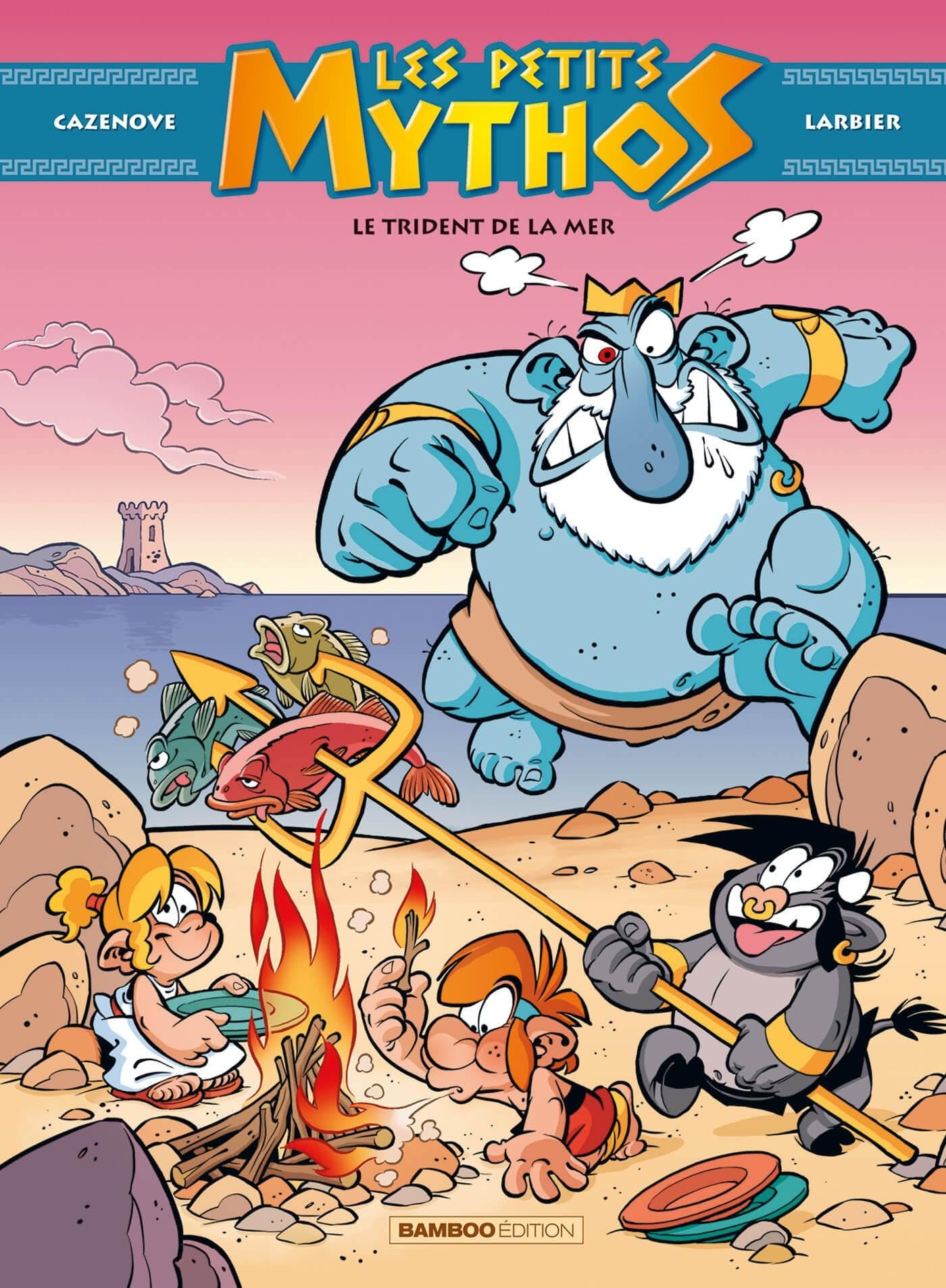 jaquette album Les Petits Mythos - tome 16: Le trident de la mer