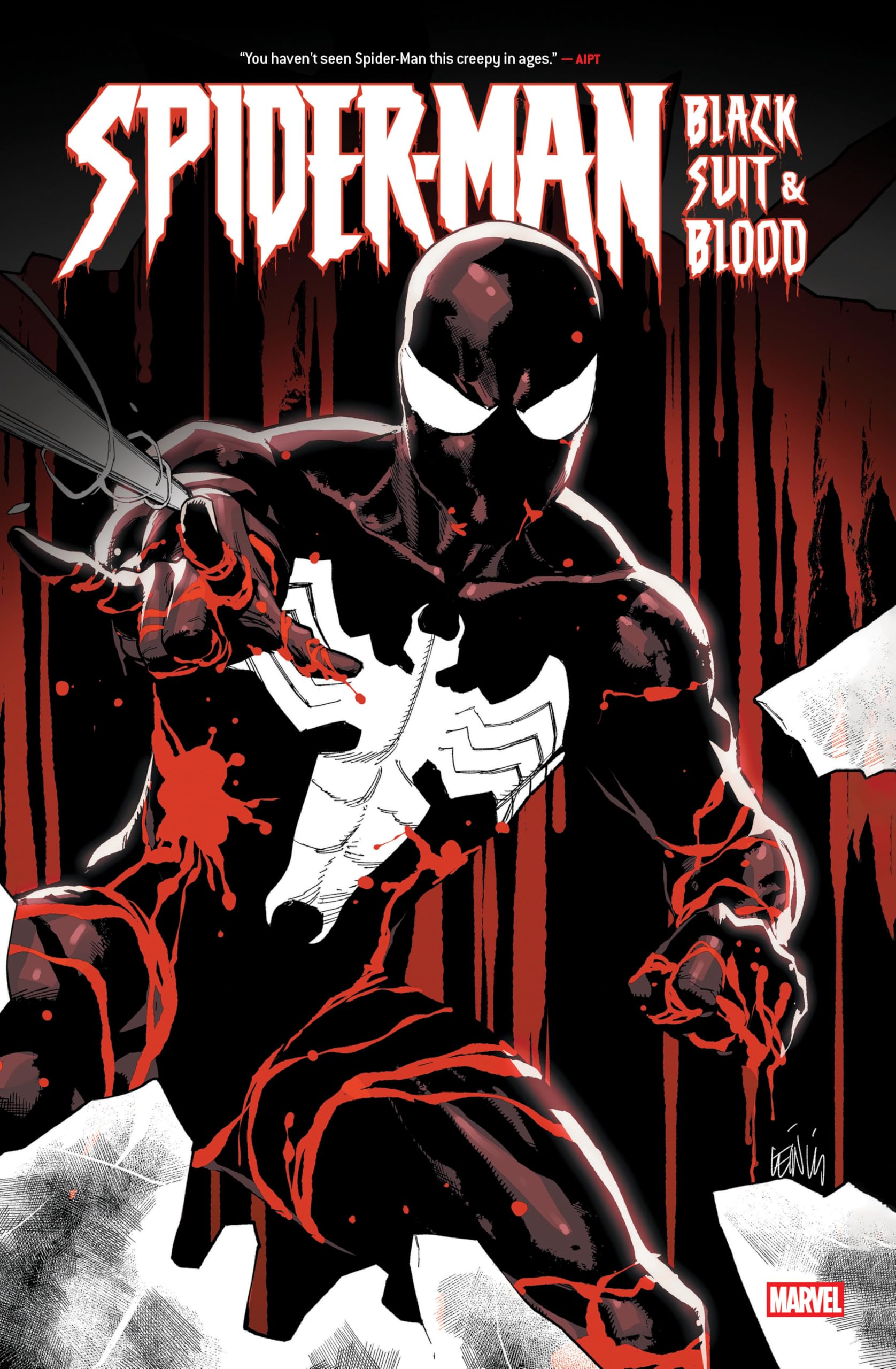 jaquette album SPIDER-MAN: BLACK SUIT & BLOOD TREASURY EDITION