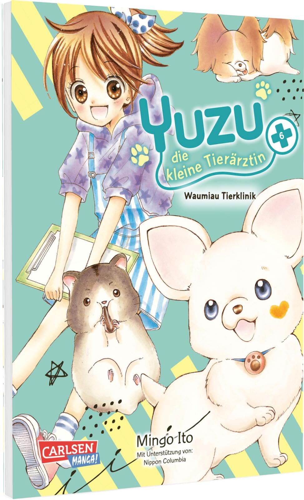 jaquette album Yuzu - die kleine Tierärztin 6: Süßes Shojo-Abenteuer für junge und junggebliebene Tierfans ab 11 Jahren
