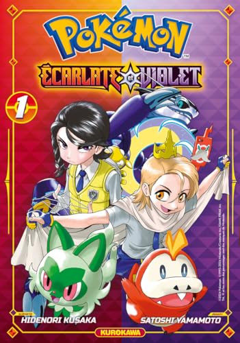 jaquette album Pokémon - La Grande Aventure - Ecarlate et Violet - Tome 1
