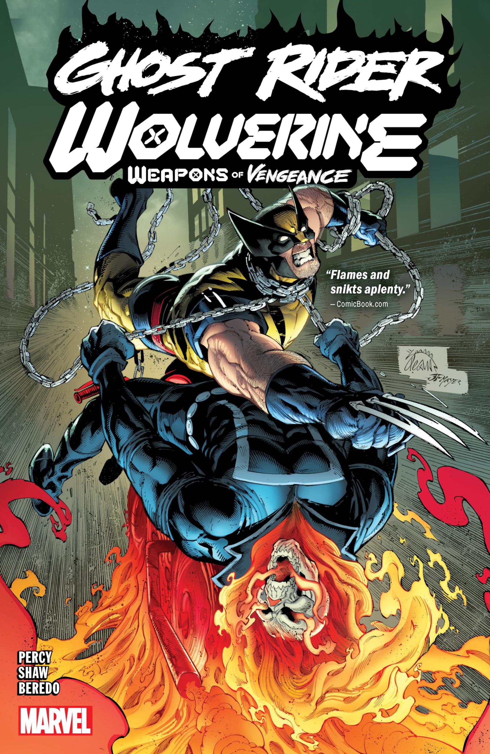 jaquette album GHOST RIDER/WOLVERINE: WEAPONS OF VENGEANCE