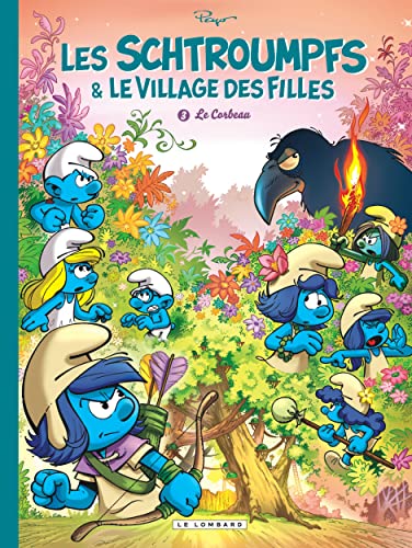 jaquette album Les Schtroumpfs & Le Village Des Filles Tome 3 - Le Corbeau