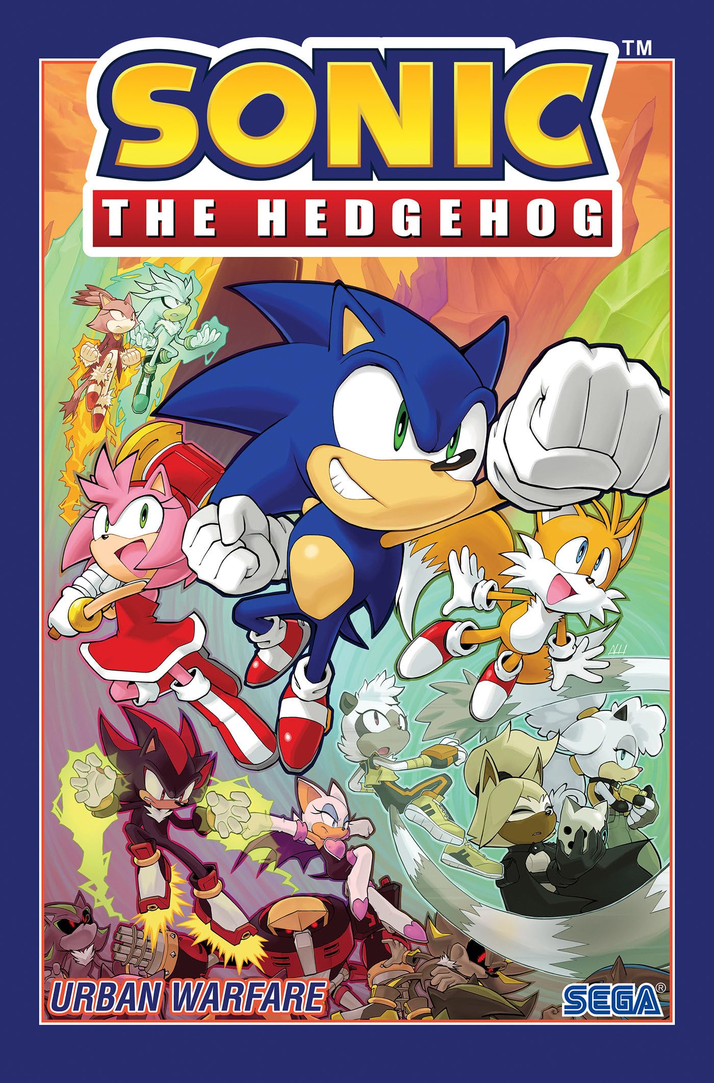 jaquette album Sonic the Hedgehog, Vol. 15: Urban Warfare