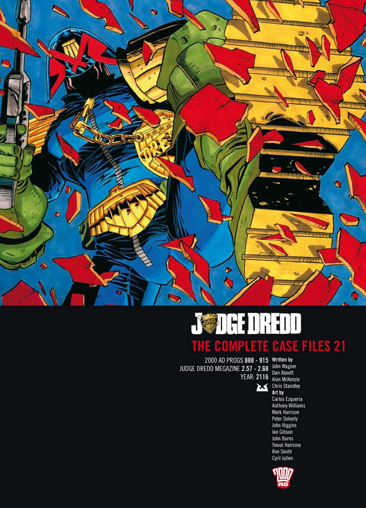 jaquette album Judge Dredd: The Complete Case Files 21 (Volume 21)