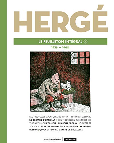 jaquette album Hergé, Le Feuilleton Intégral - Volume 8, 1938-1940