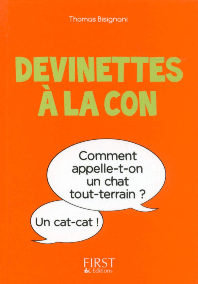 jaquette album Petit Livre de - Devinettes à la con